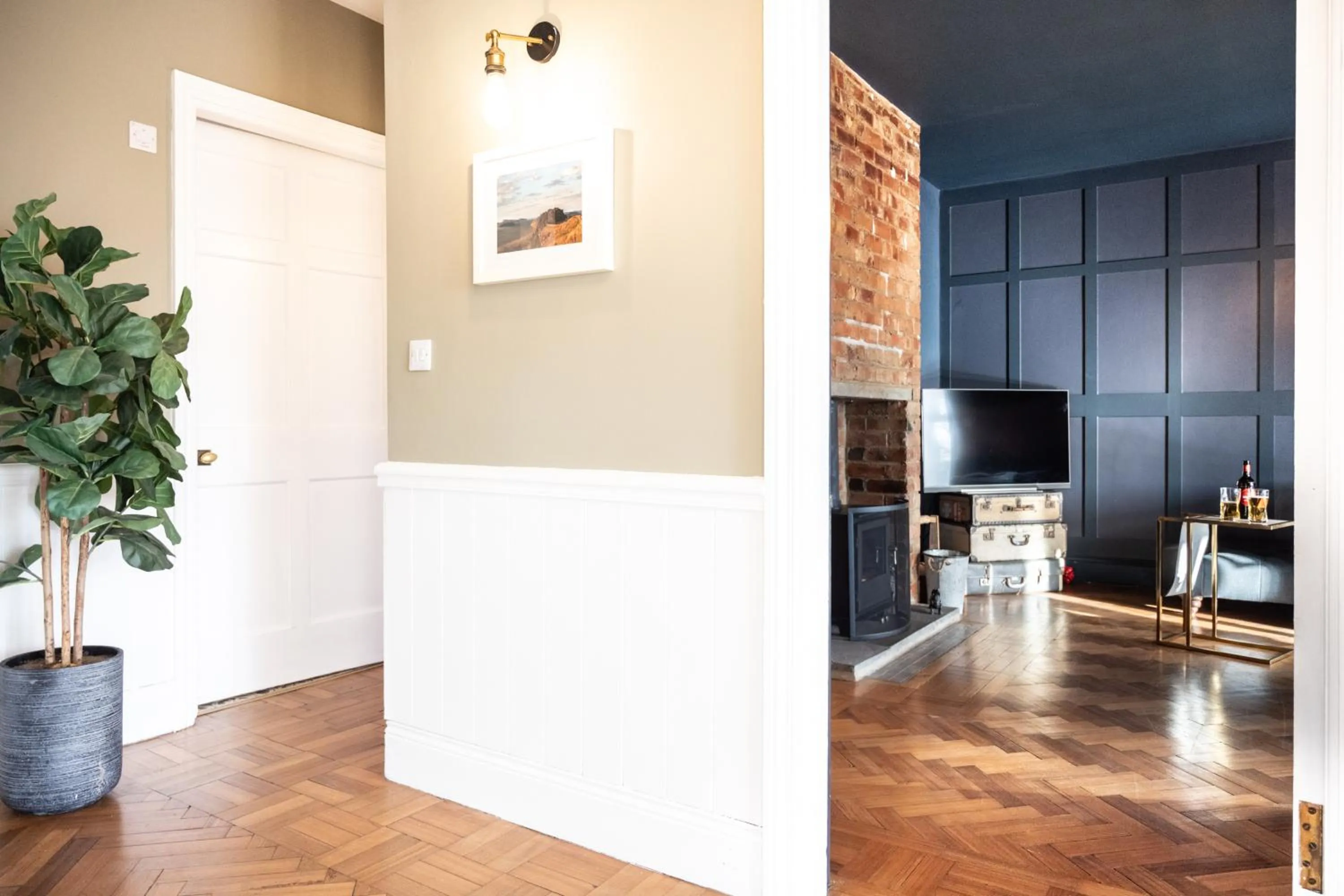 Living room in Northern Hideaways, Sunnyside, Otterburn