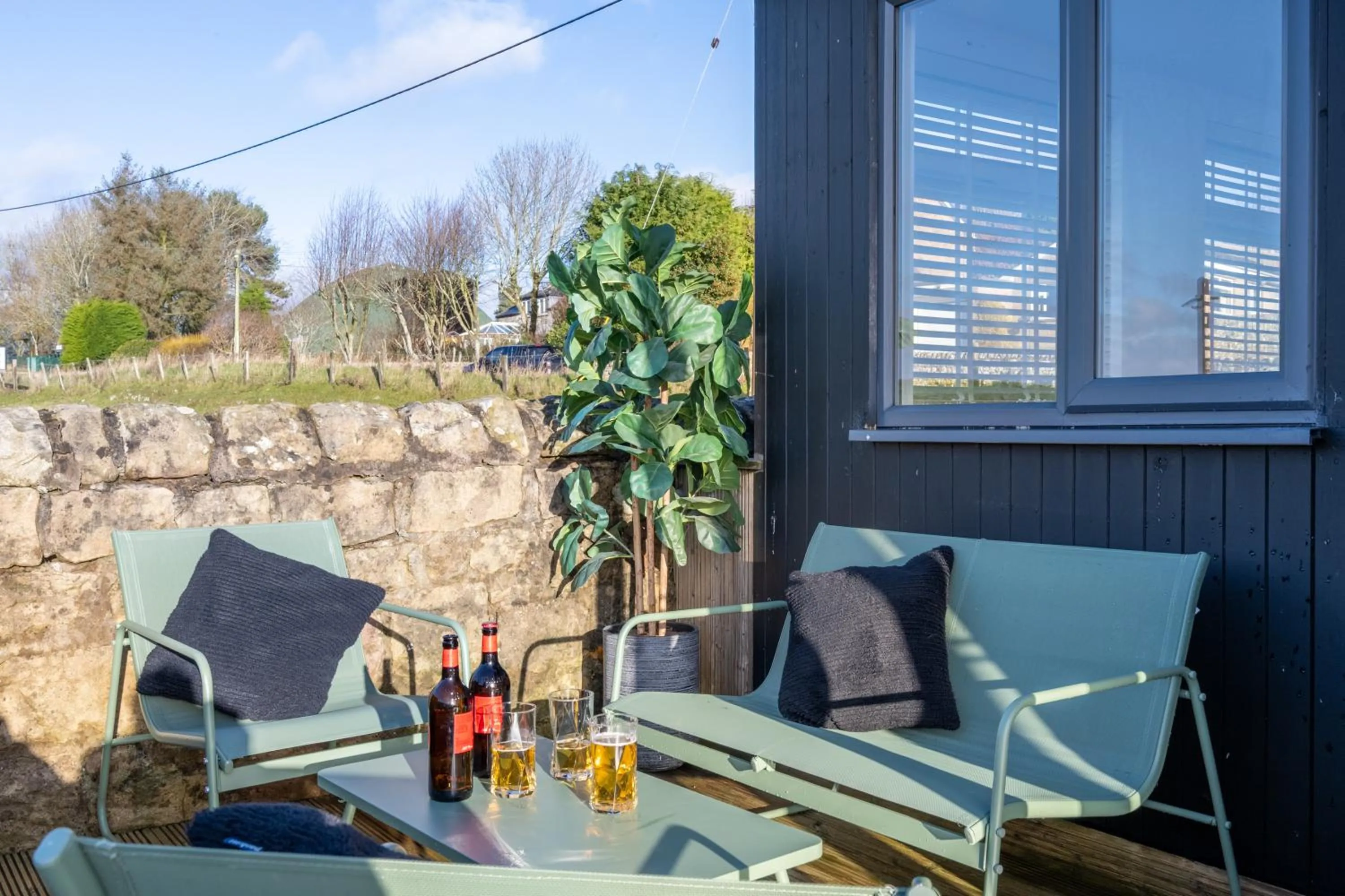 Seating area in Northern Hideaways, Sunnyside, Otterburn