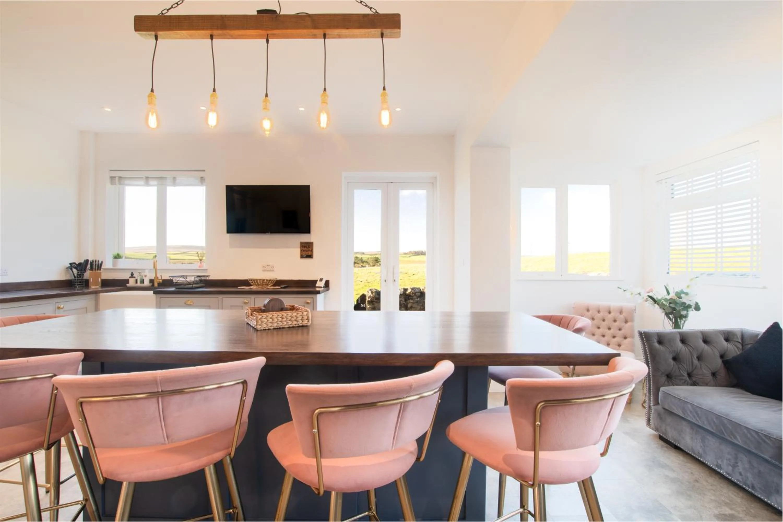 Kitchen or kitchenette in Northern Hideaways, Sunnyside, Otterburn