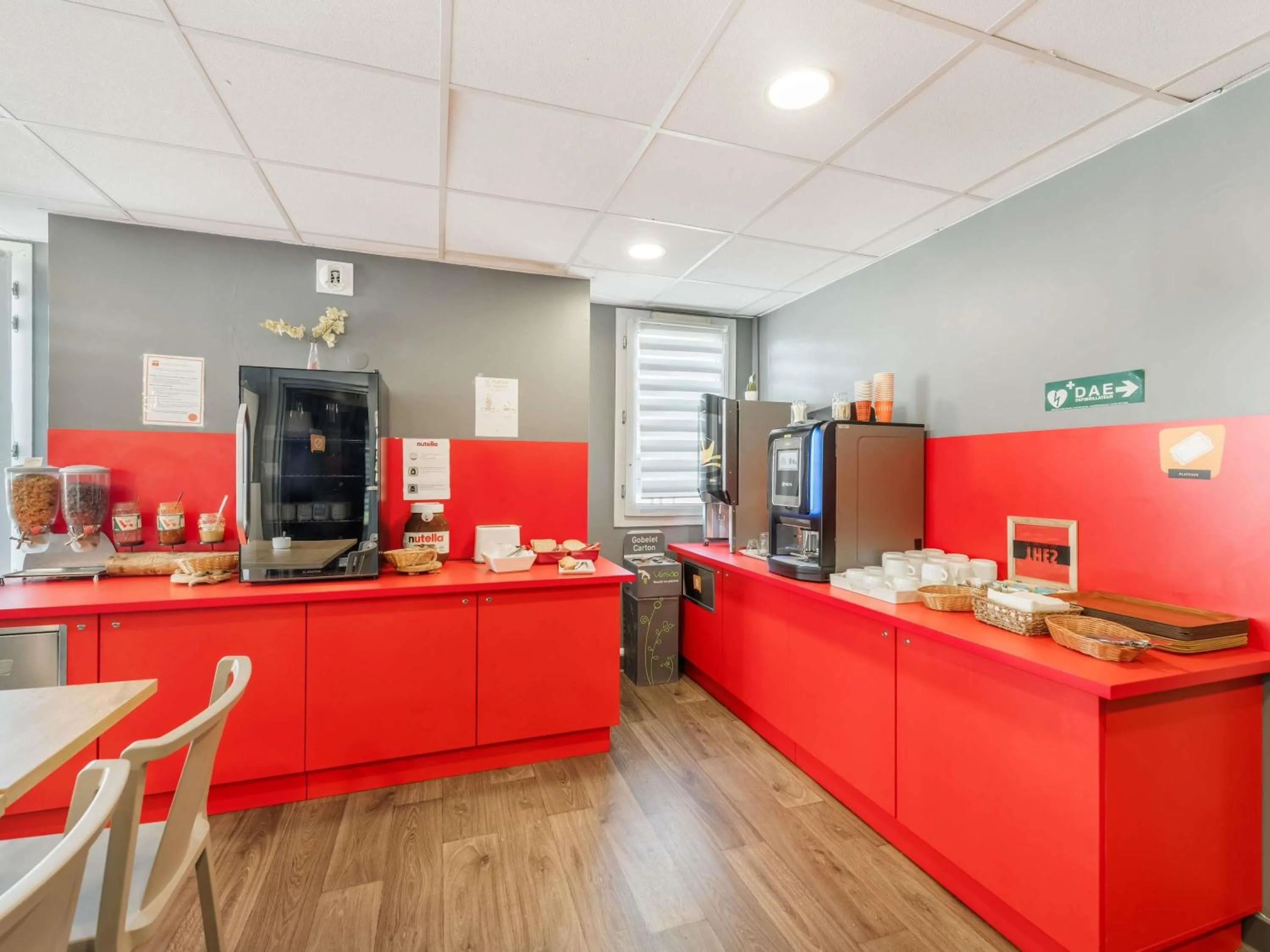 Breakfast in hotelF1 Lyon Bourgoin-Jallieu