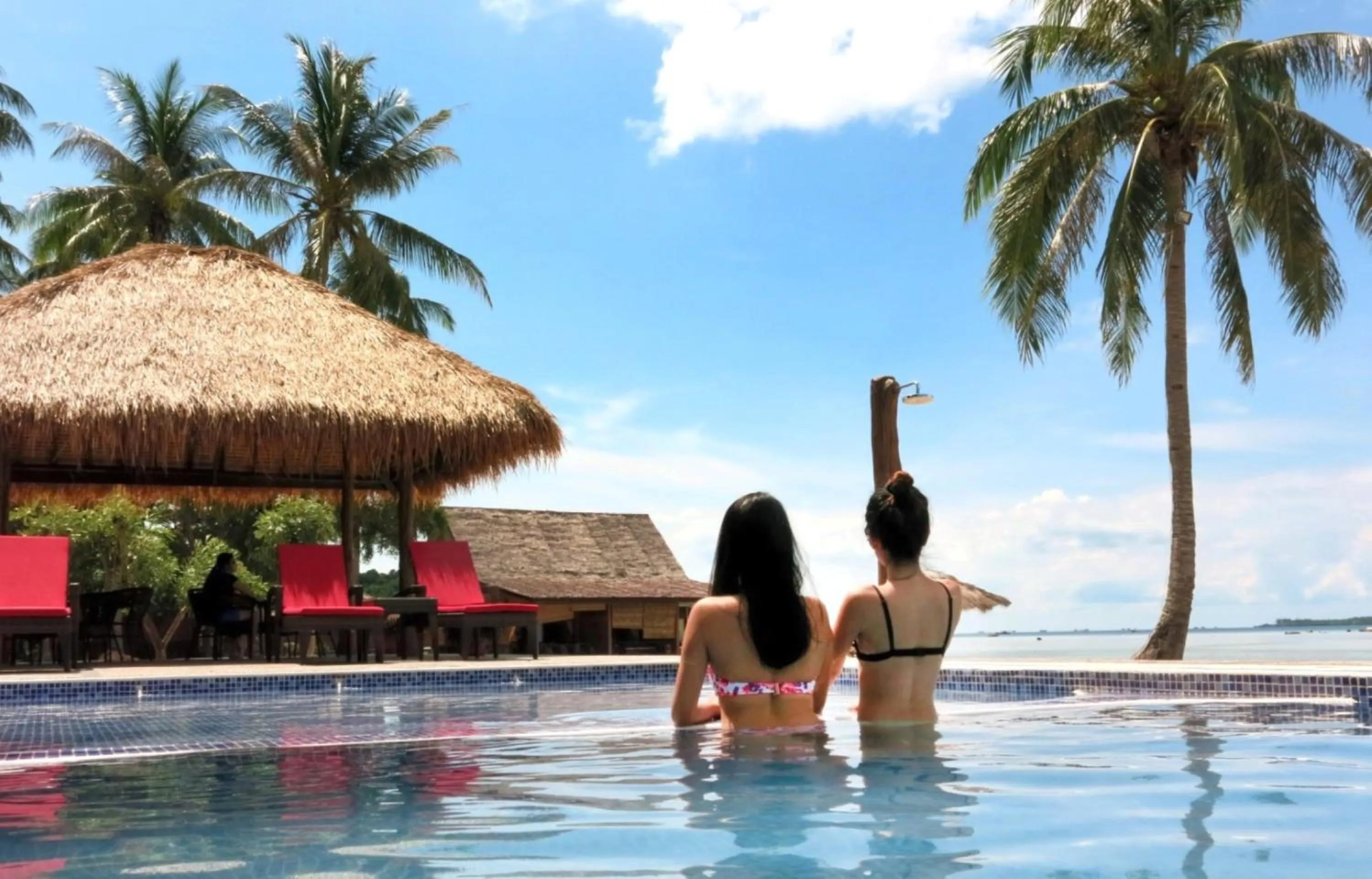 Swimming pool in The Spa Villa Bintan