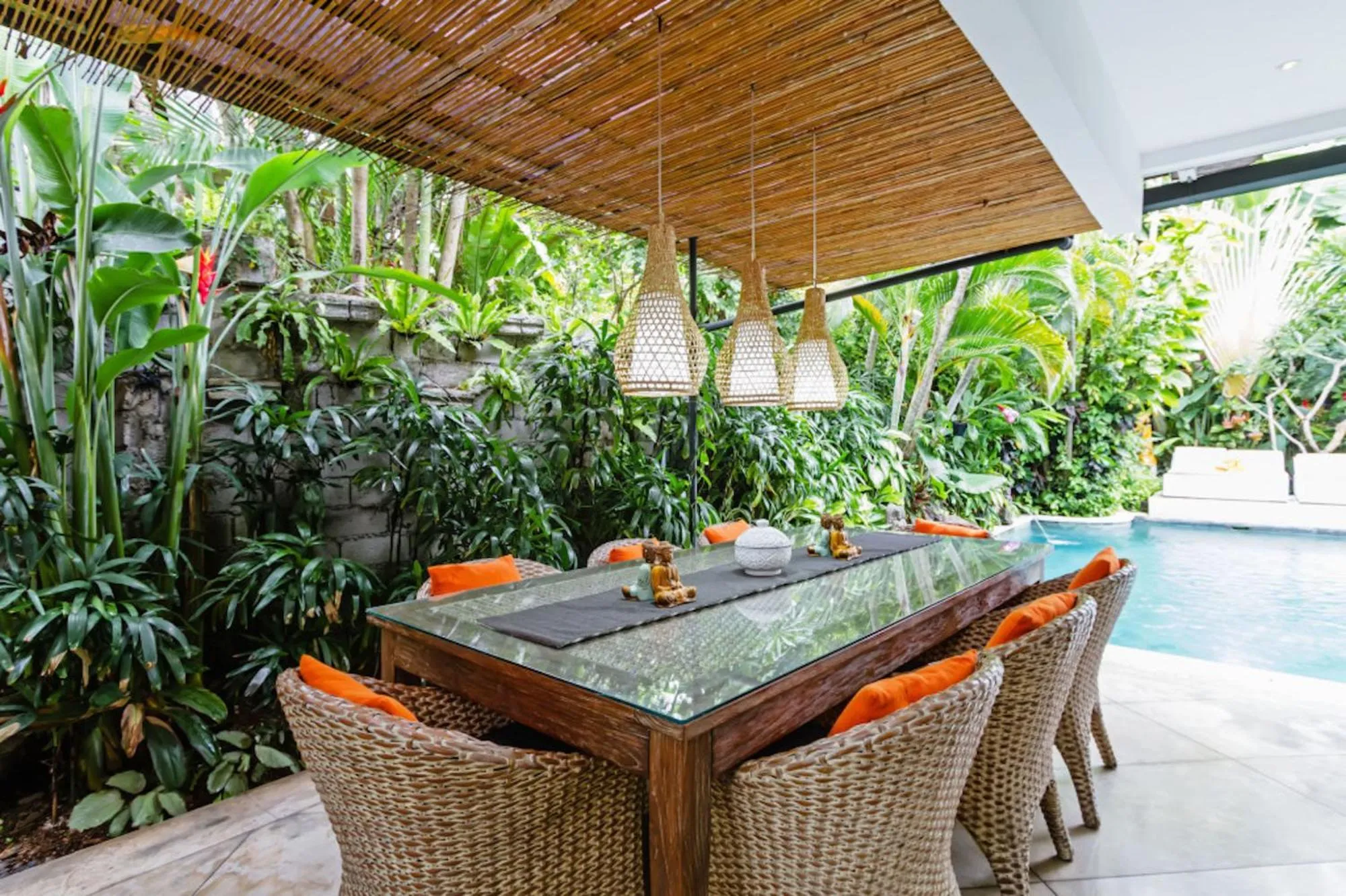 Dining area in Villa Eindra Seminyak