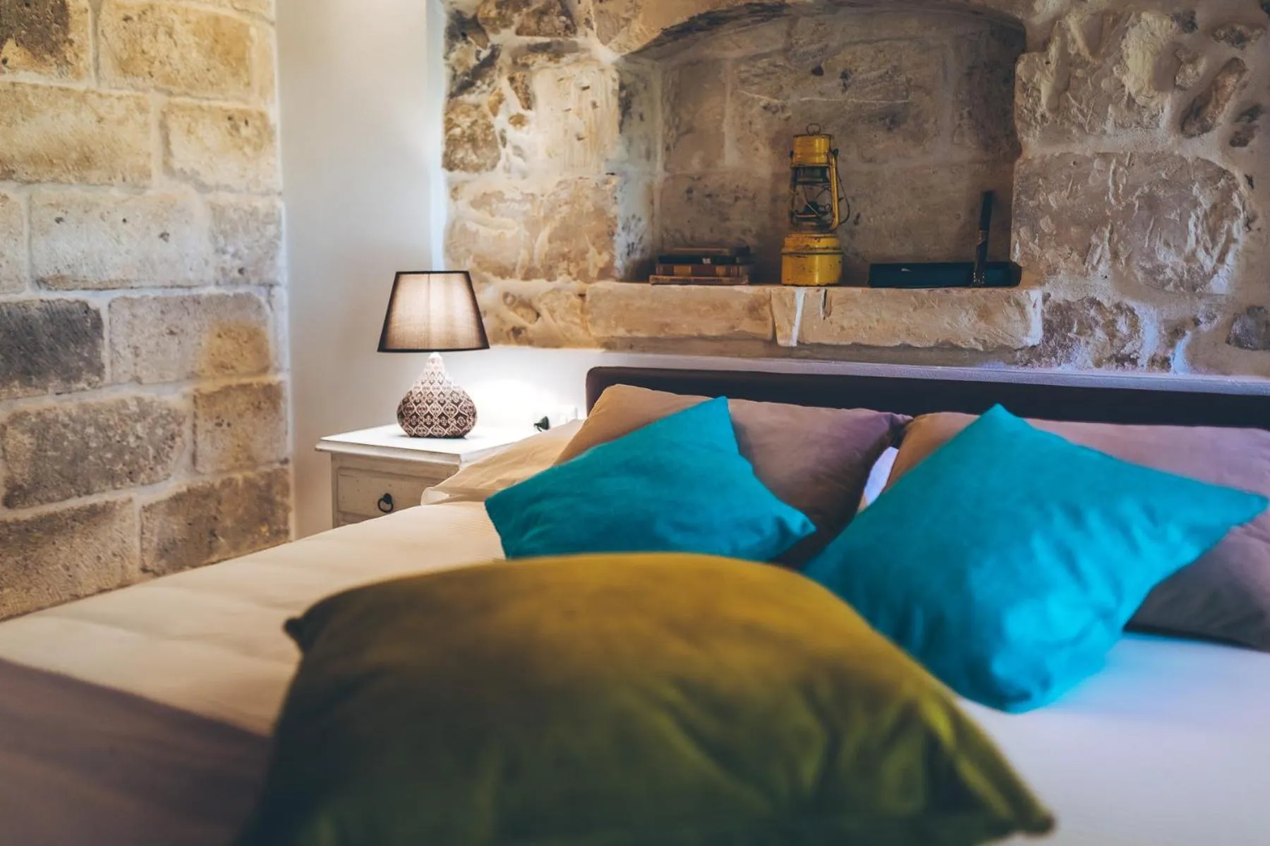 Bed in Antica Villa Colonica