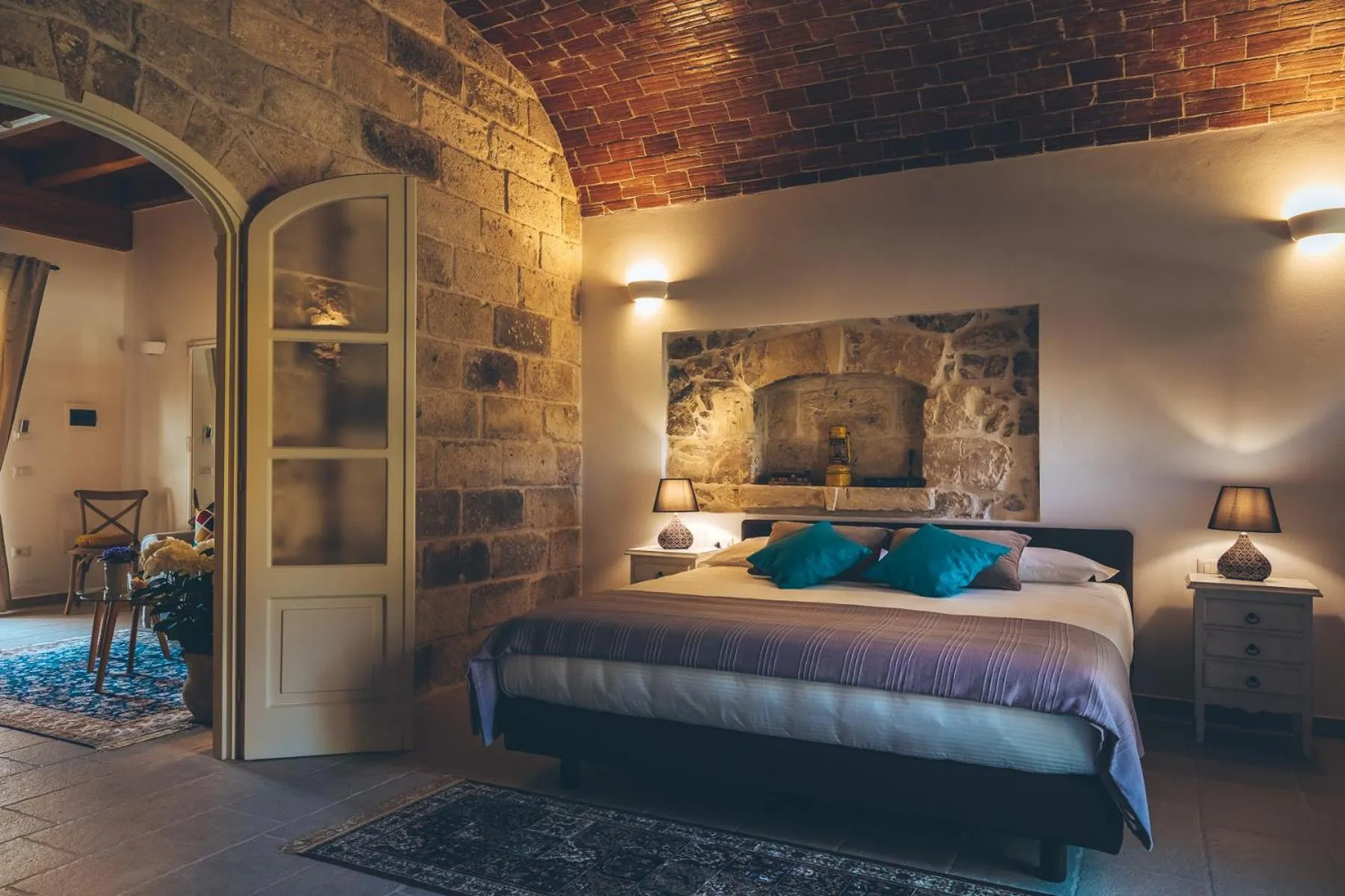 Bed in Antica Villa Colonica