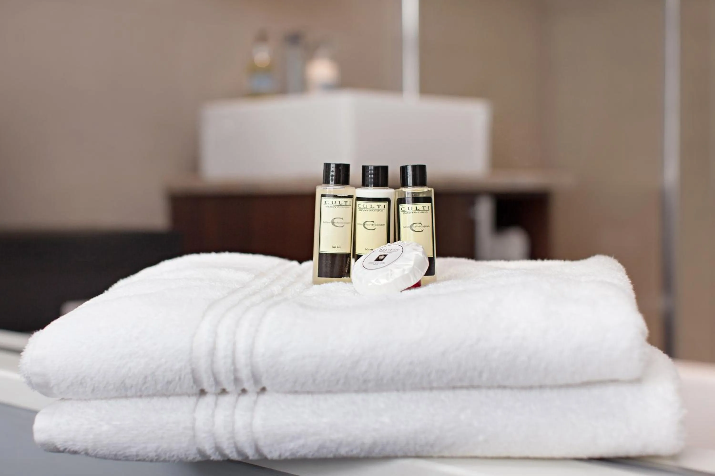 Bathroom, Bed in Blue Diamond Boutique Hotel