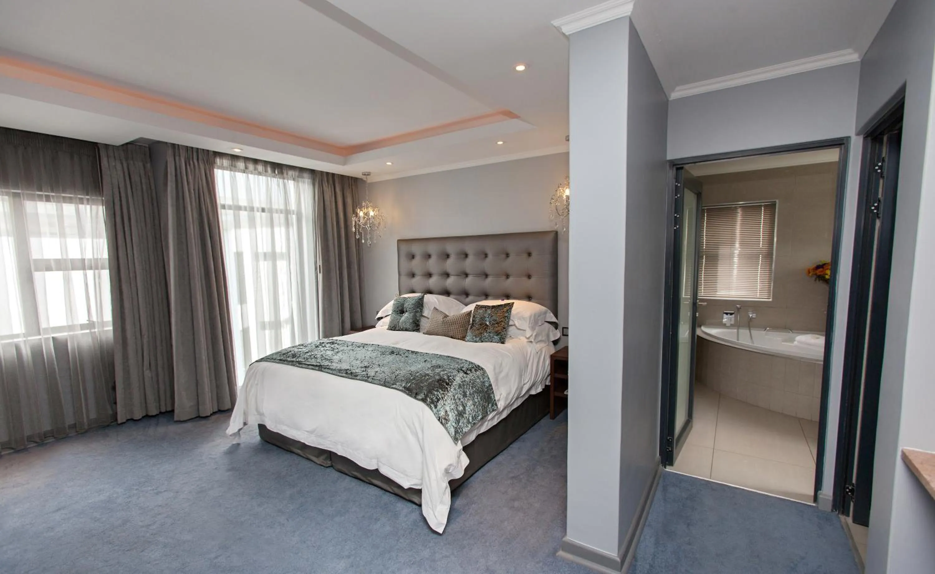 Bed in Blue Diamond Boutique Hotel
