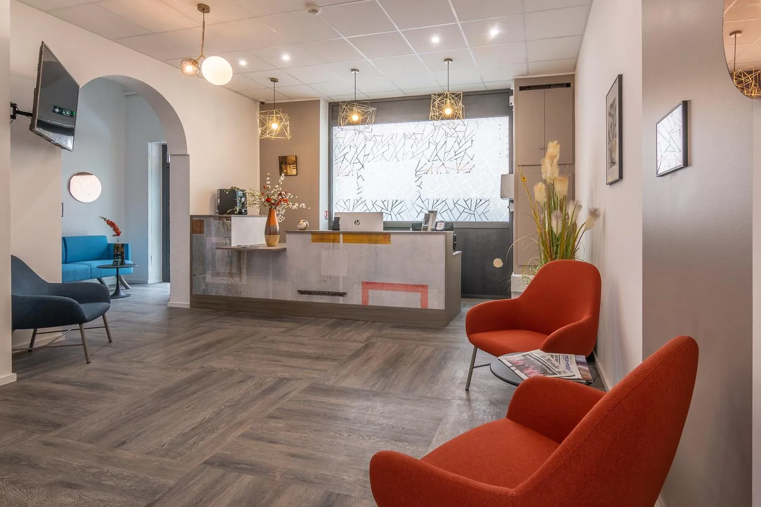 Lobby or reception in Hôtel Alcôve Nice