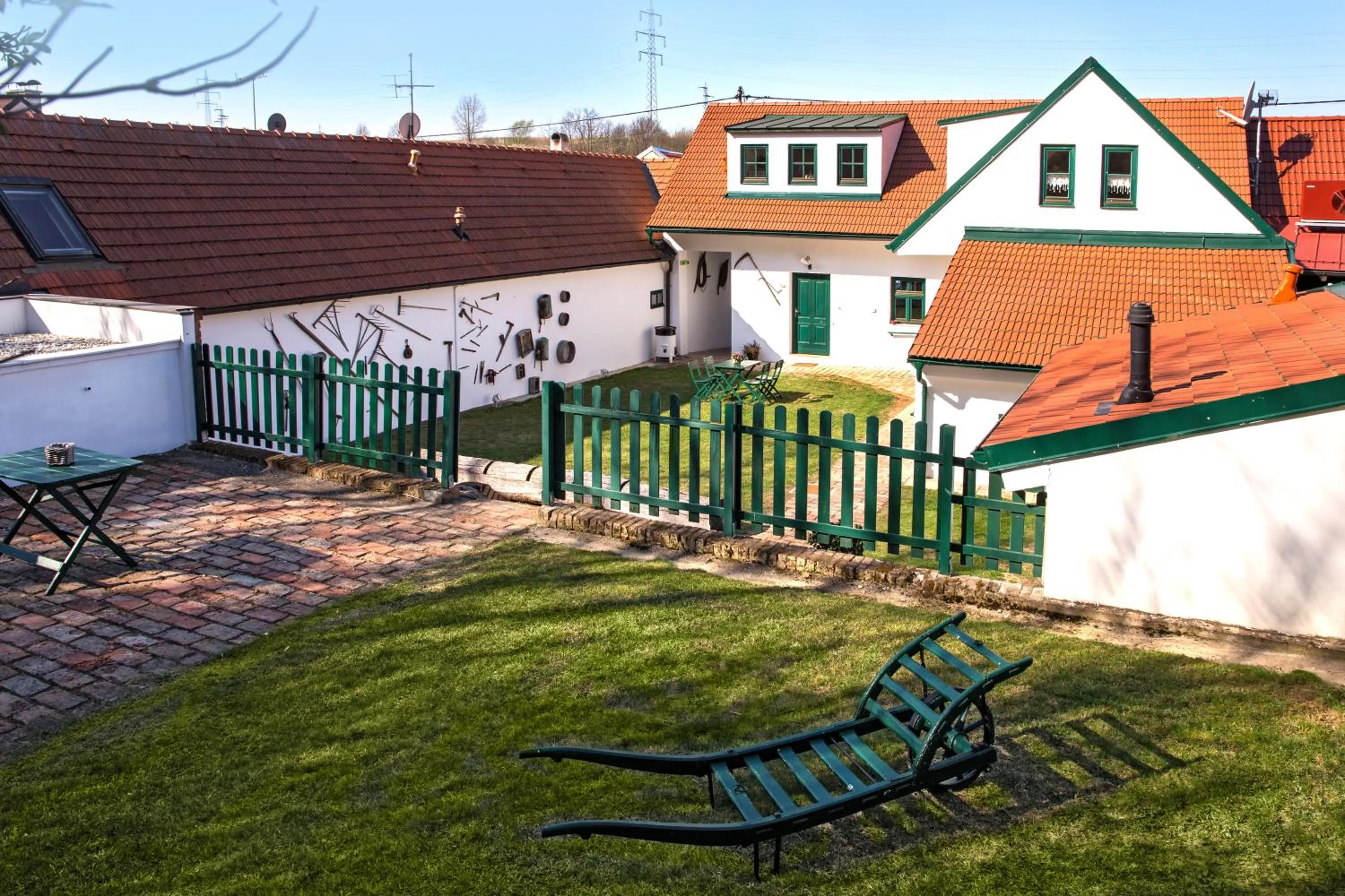 Bird's eye view in Winzerhof Küssler - Weinviertel