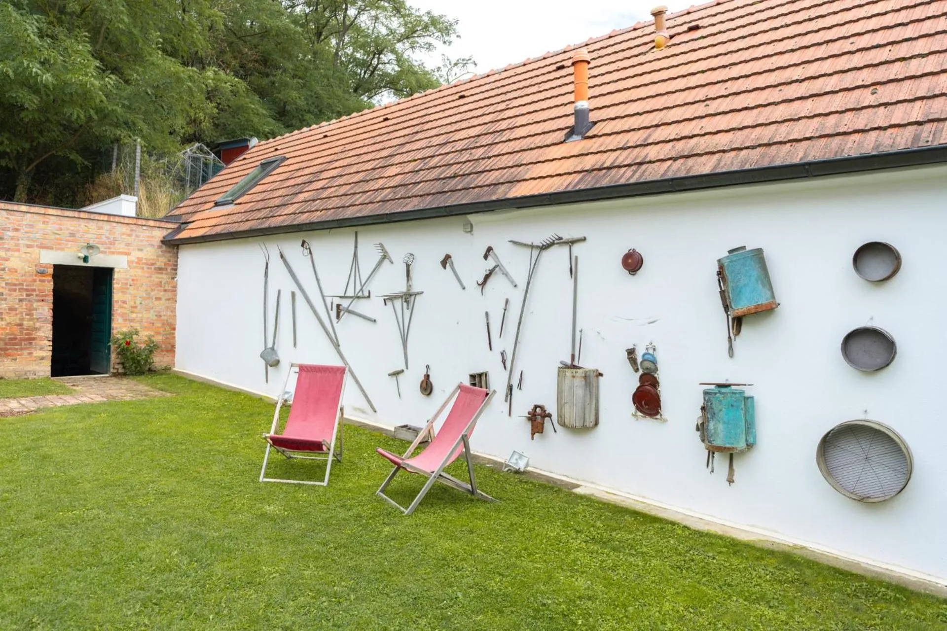 Garden view in Winzerhof Küssler - Weinviertel