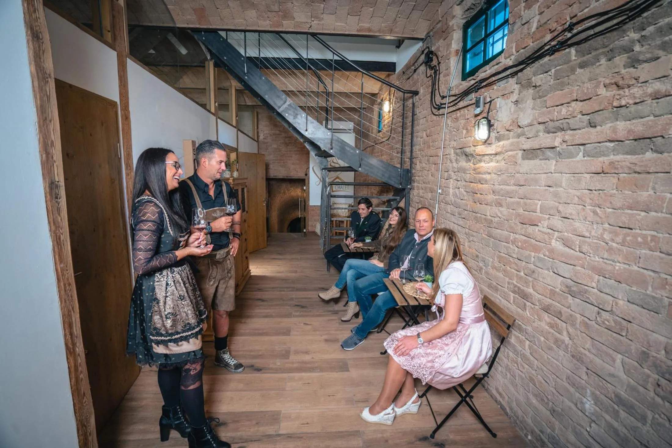 group of guests in Winzerhof Küssler - Weinviertel