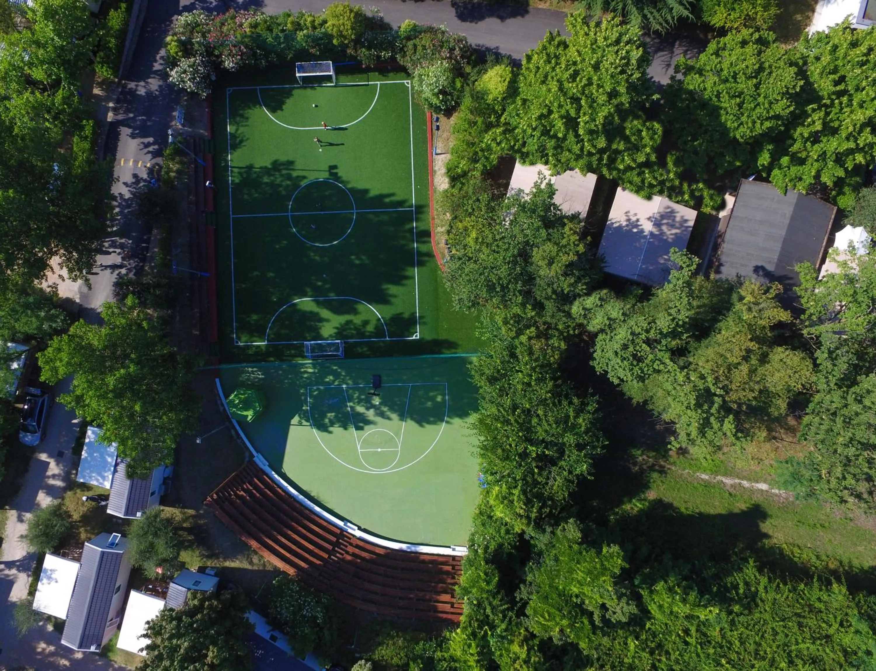 Bird's eye view in Campeggio Europa Silvella