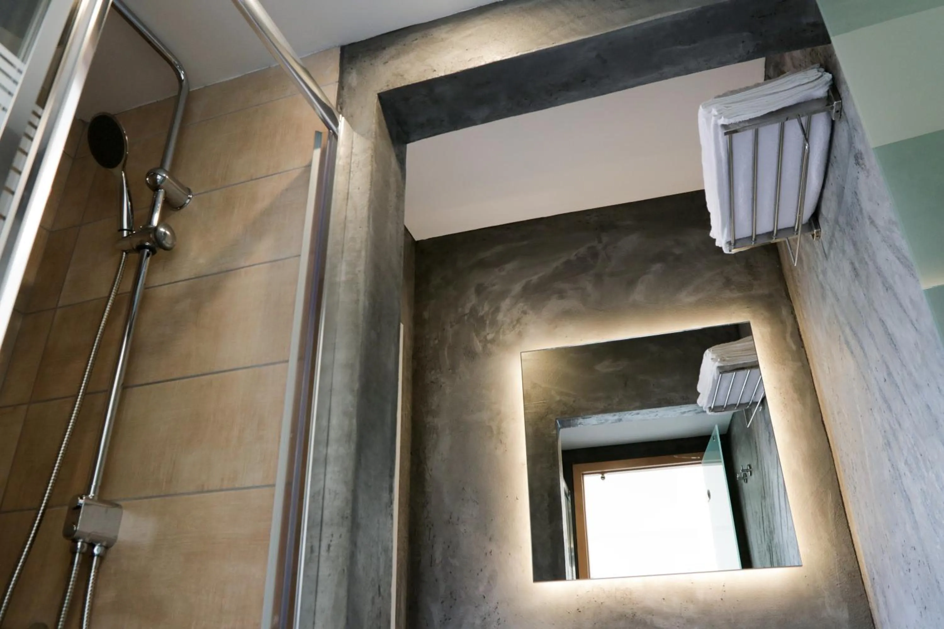 Shower in V36 Suites