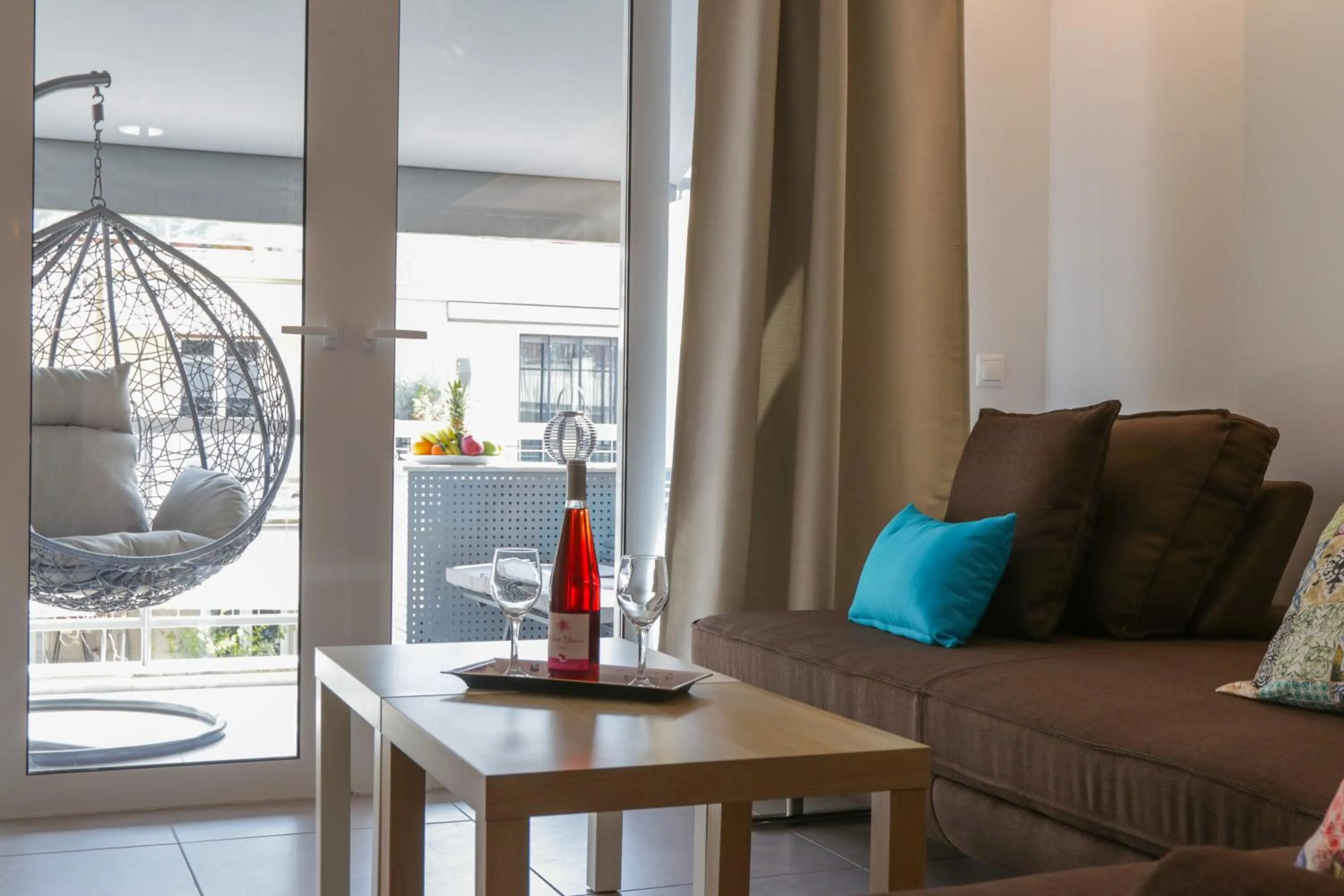 Living room in V36 Suites