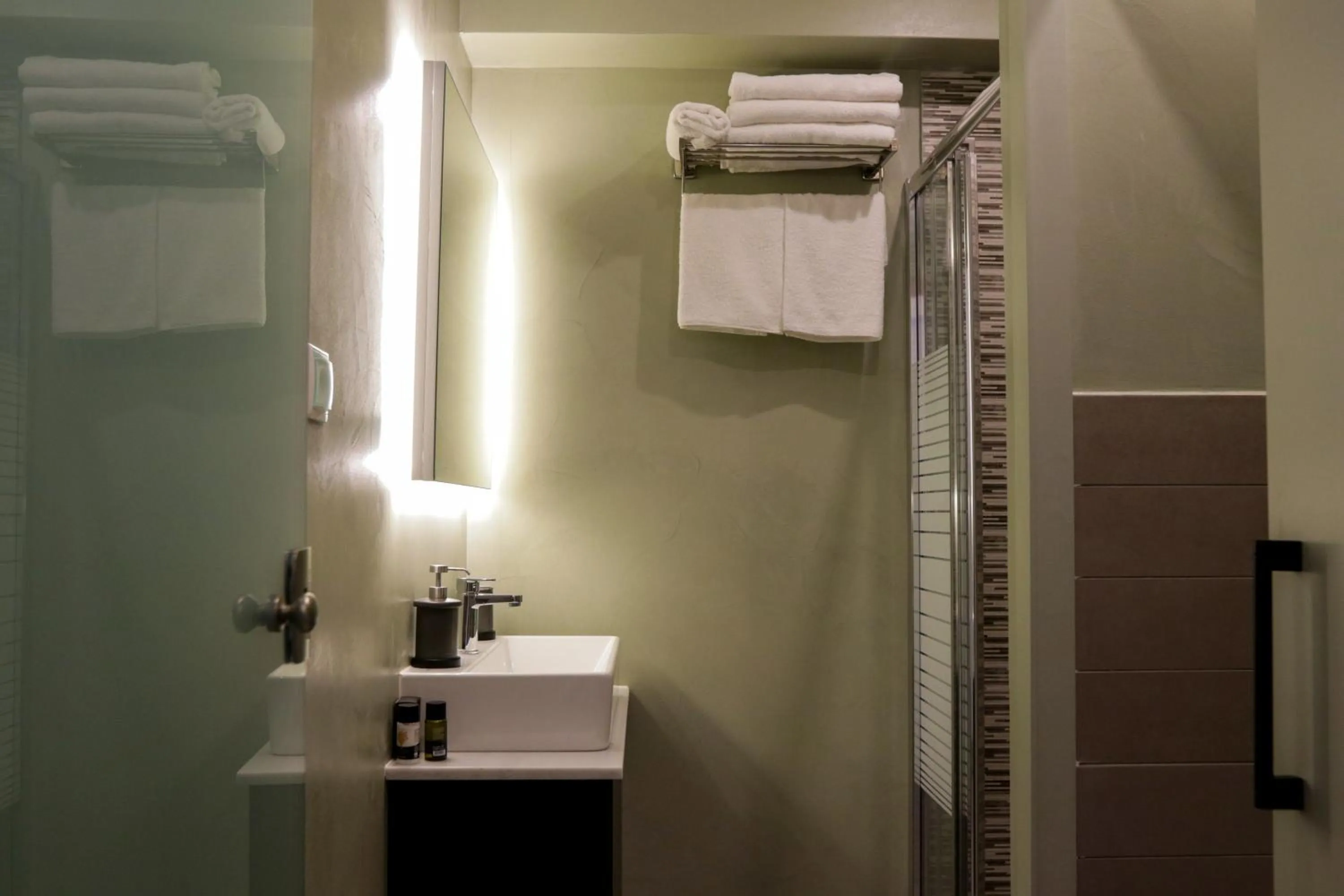 Bathroom in V36 Suites