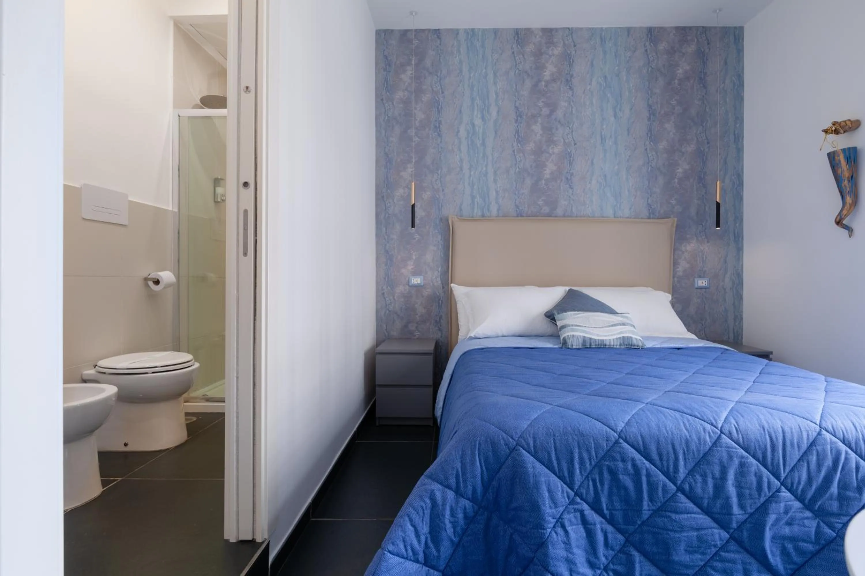 Photo of the whole room, Bed in I Canestrari