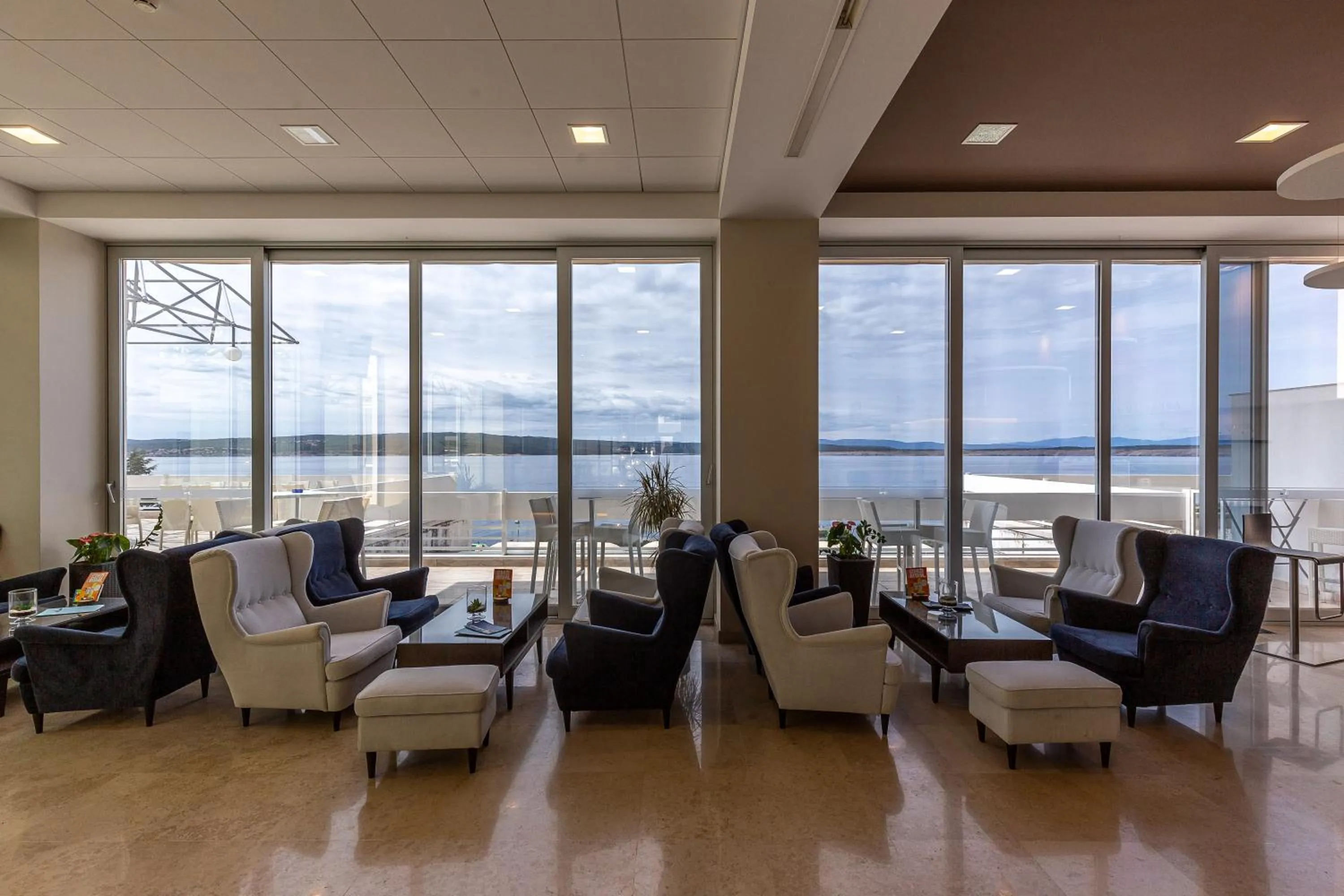 Communal lounge/ TV room in Paviljoni Omorika