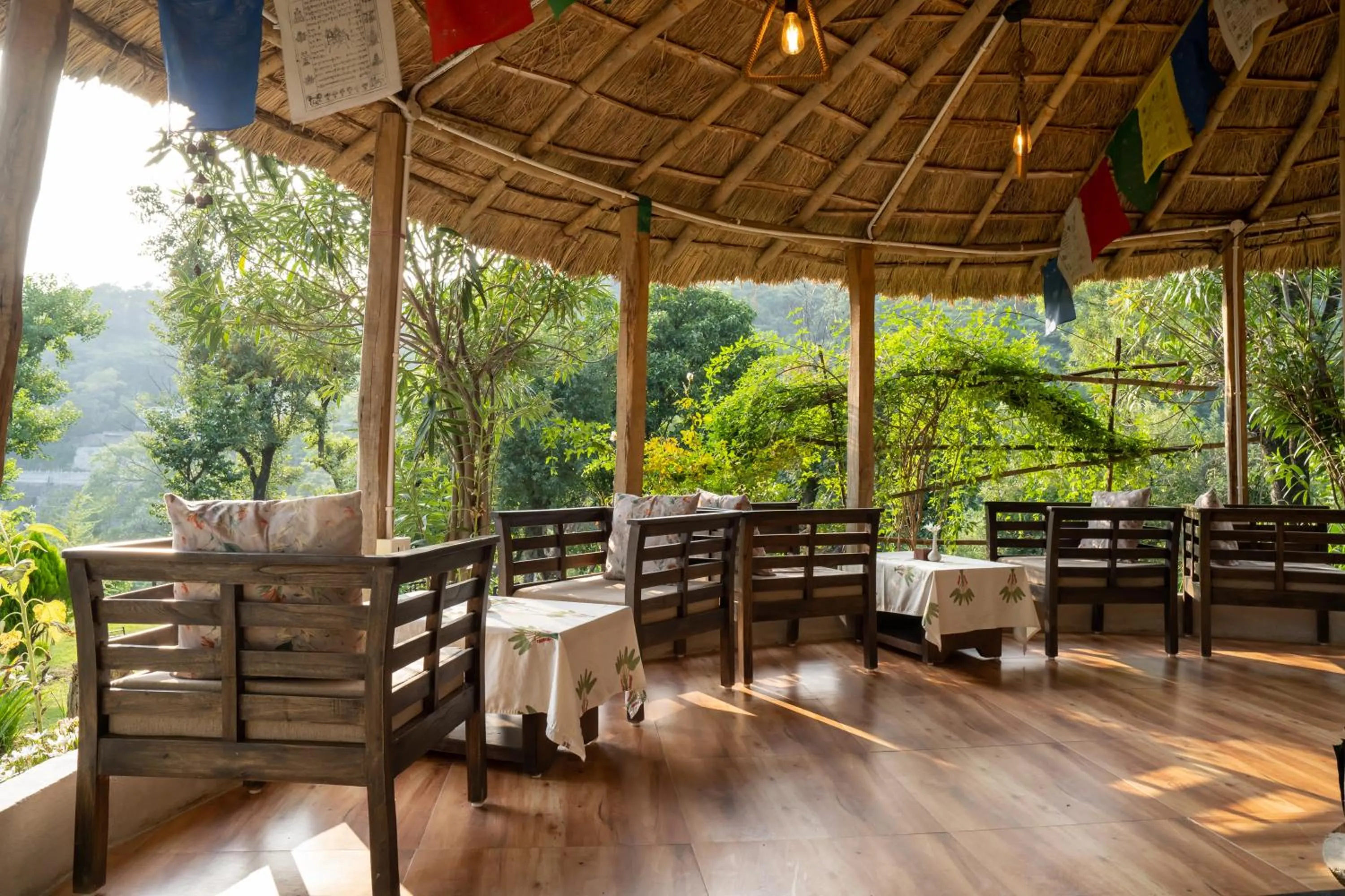 Lounge or bar in Dev Bhoomi Farms & Cottages