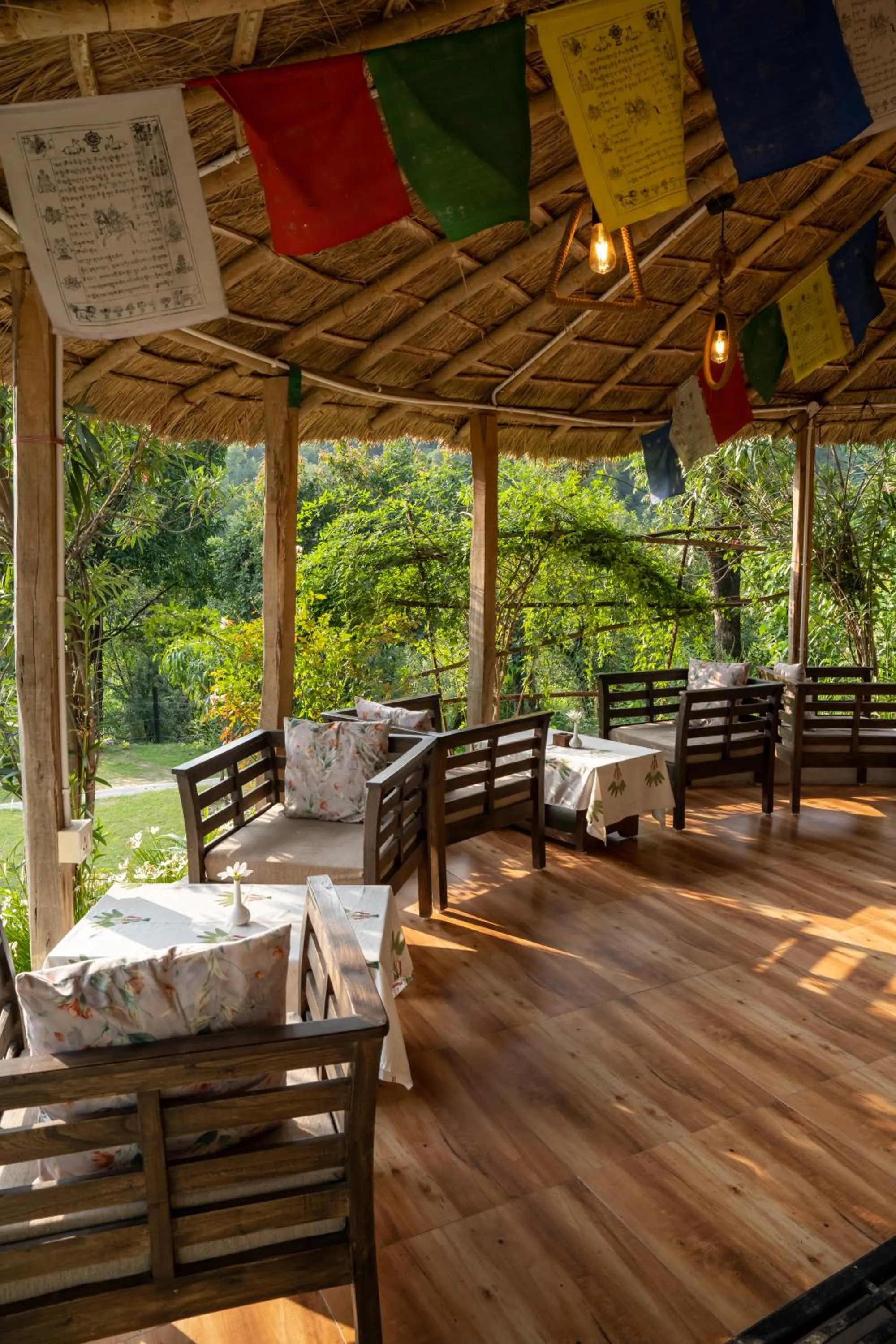 Lounge or bar in Dev Bhoomi Farms & Cottages