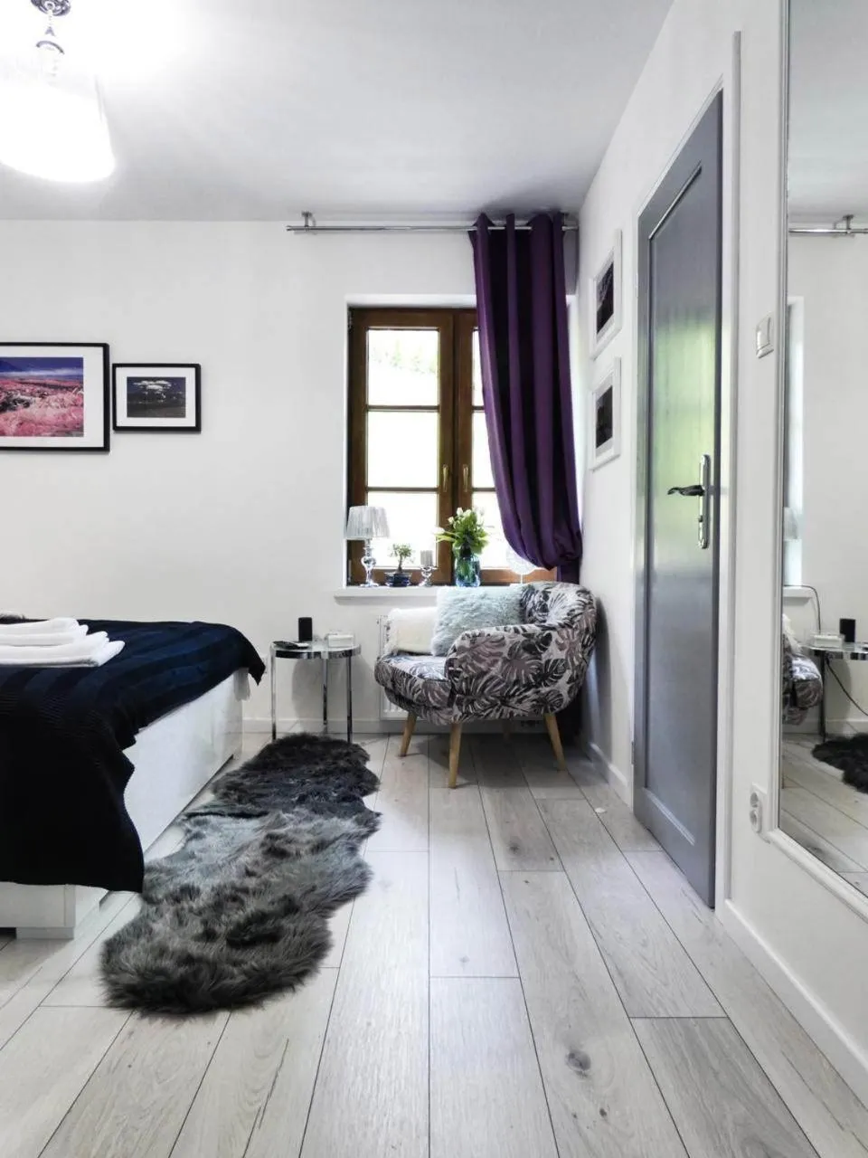 Bed in Euforia Apartamenty