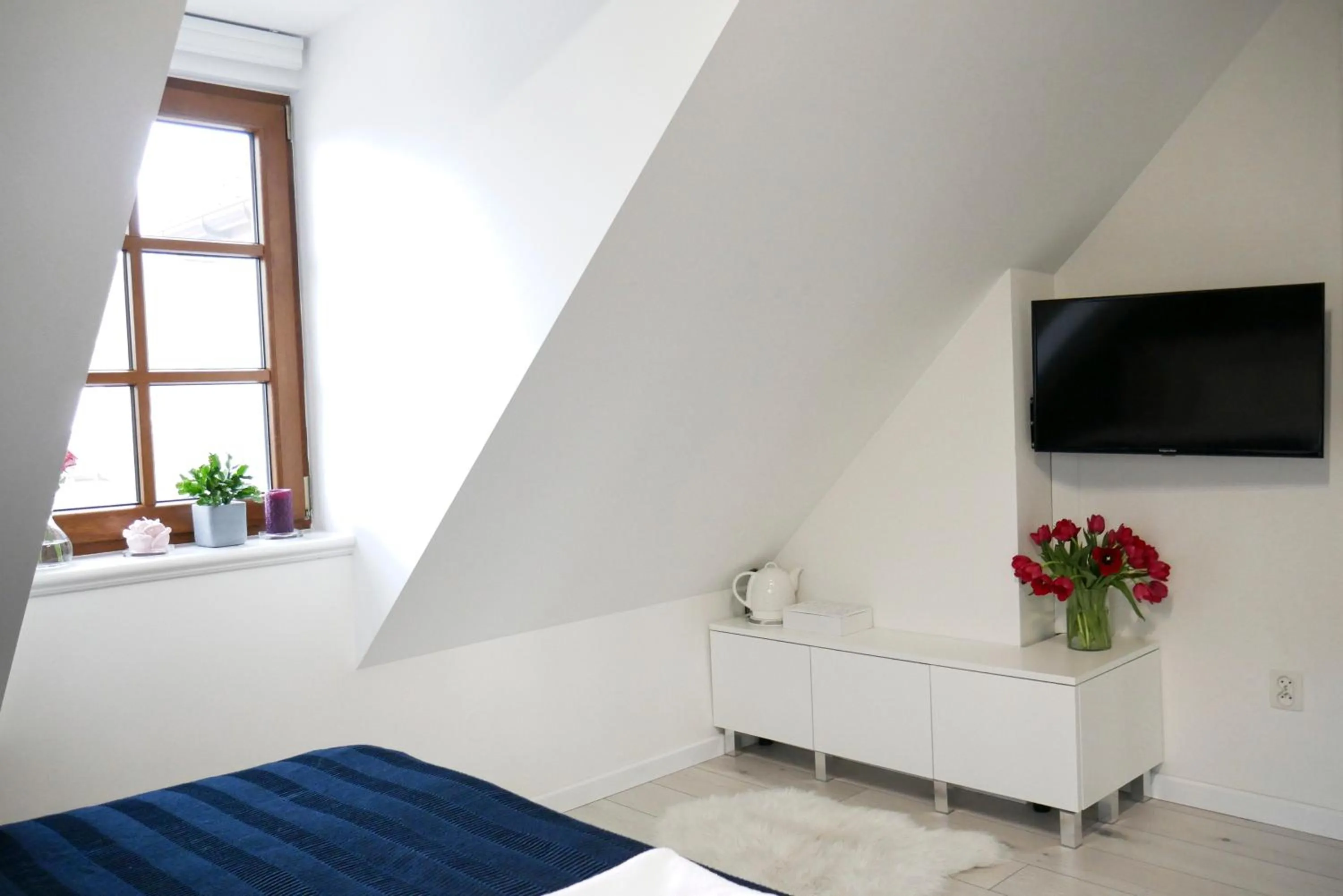 Bed in Euforia Apartamenty