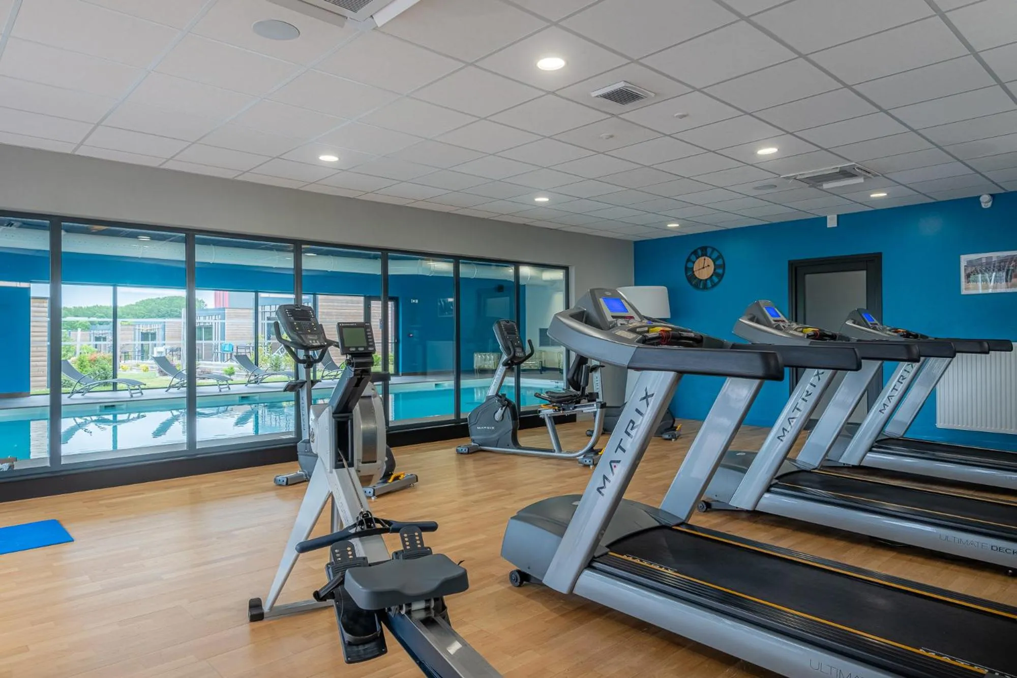 Fitness centre/facilities in The Originals City, Ax Hotel, La Châtaigneraie