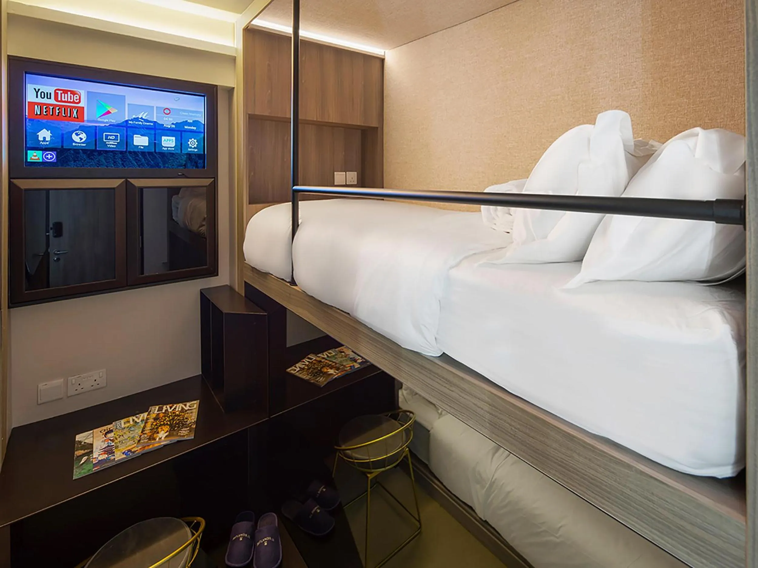 Bed, TV/Entertainment Center in ST Signature Chinatown