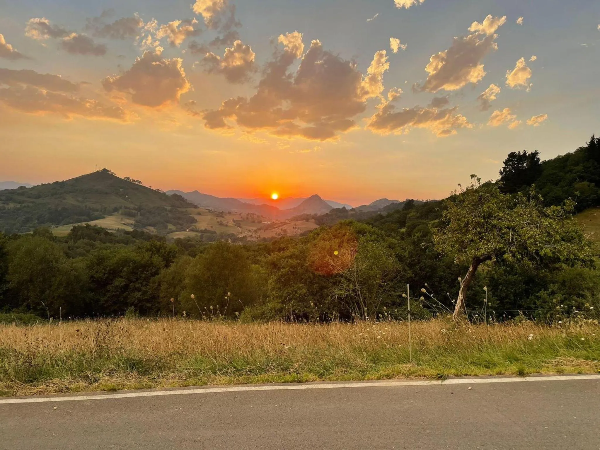 Sunset in Hotel Cerro La Nina