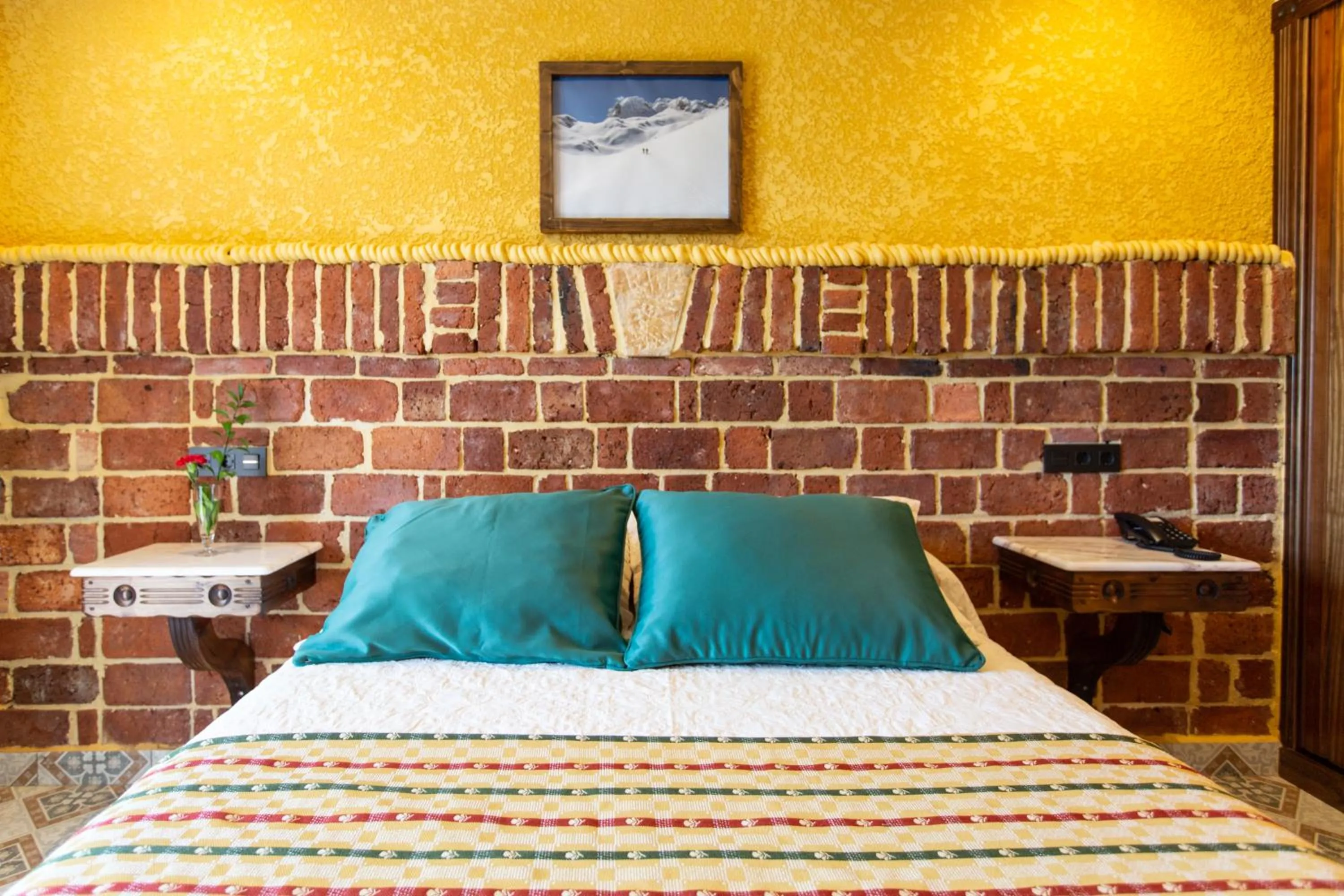 Bed in Hotel Cerro La Nina