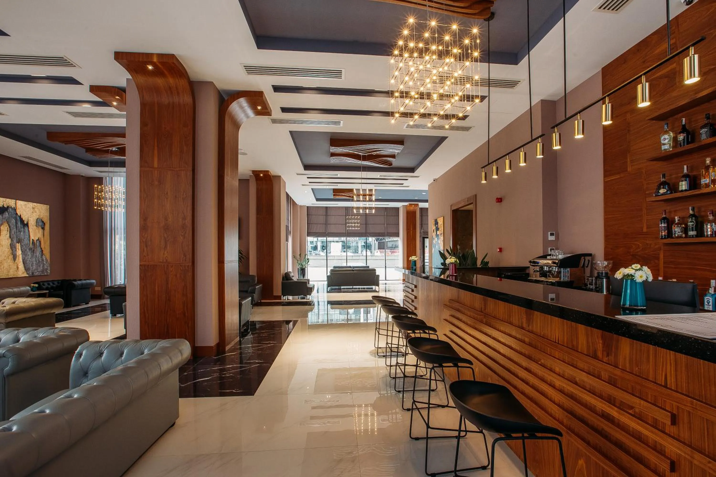 Lounge or bar in Horizont Hotel Tbilisi