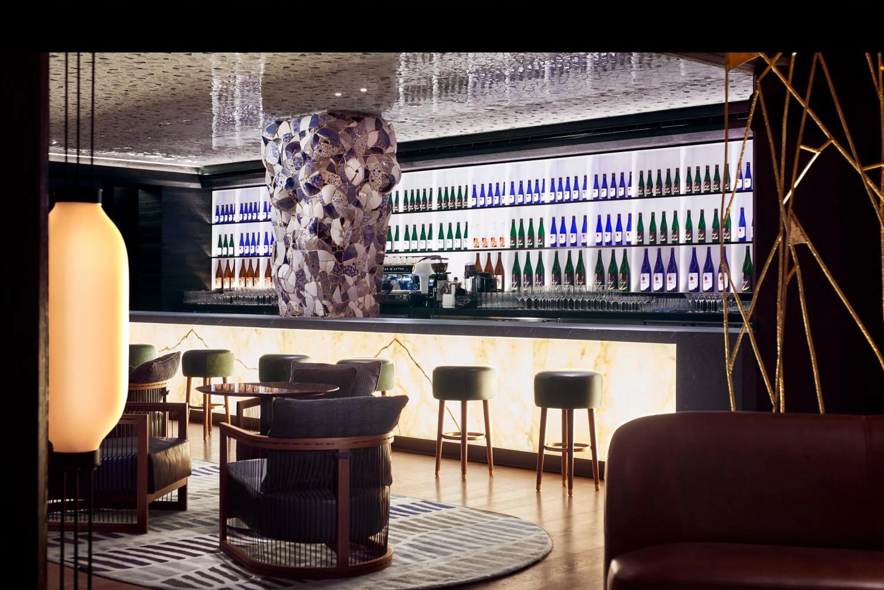 Lounge or bar in Nobu Hotel Barcelona
