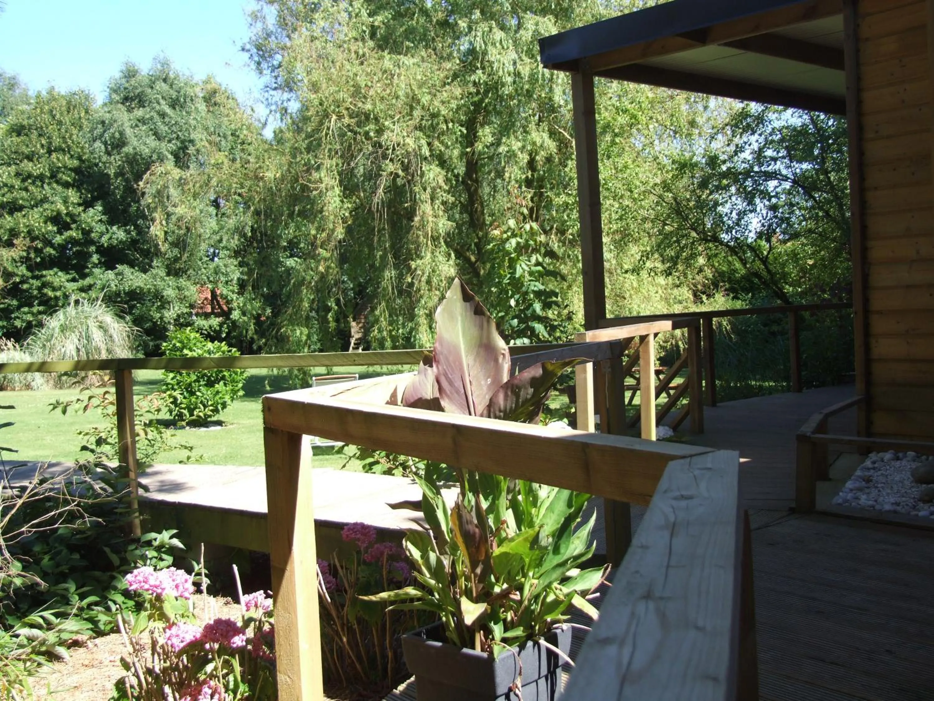 Garden view in Le Clos du Clocher