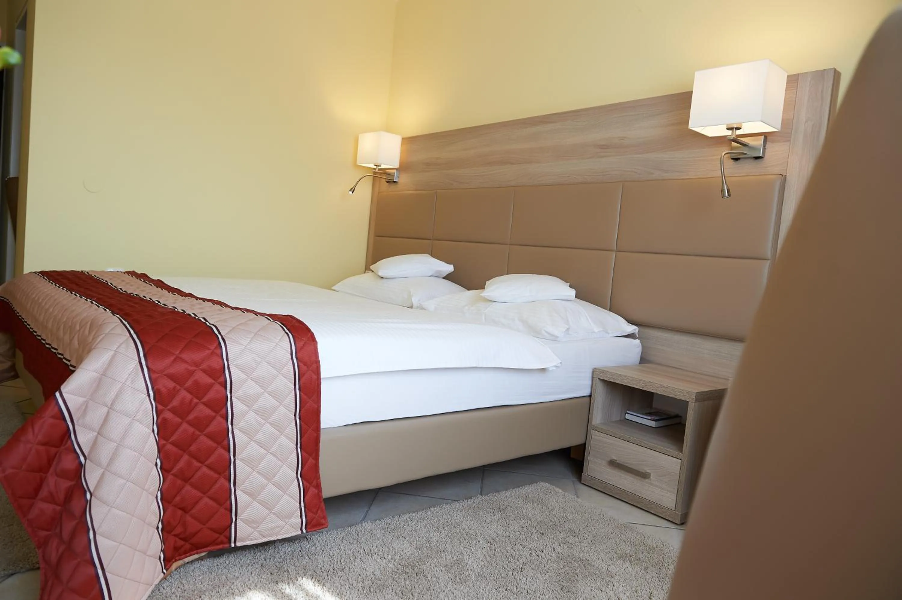 Bed in Hotel Wendelstein