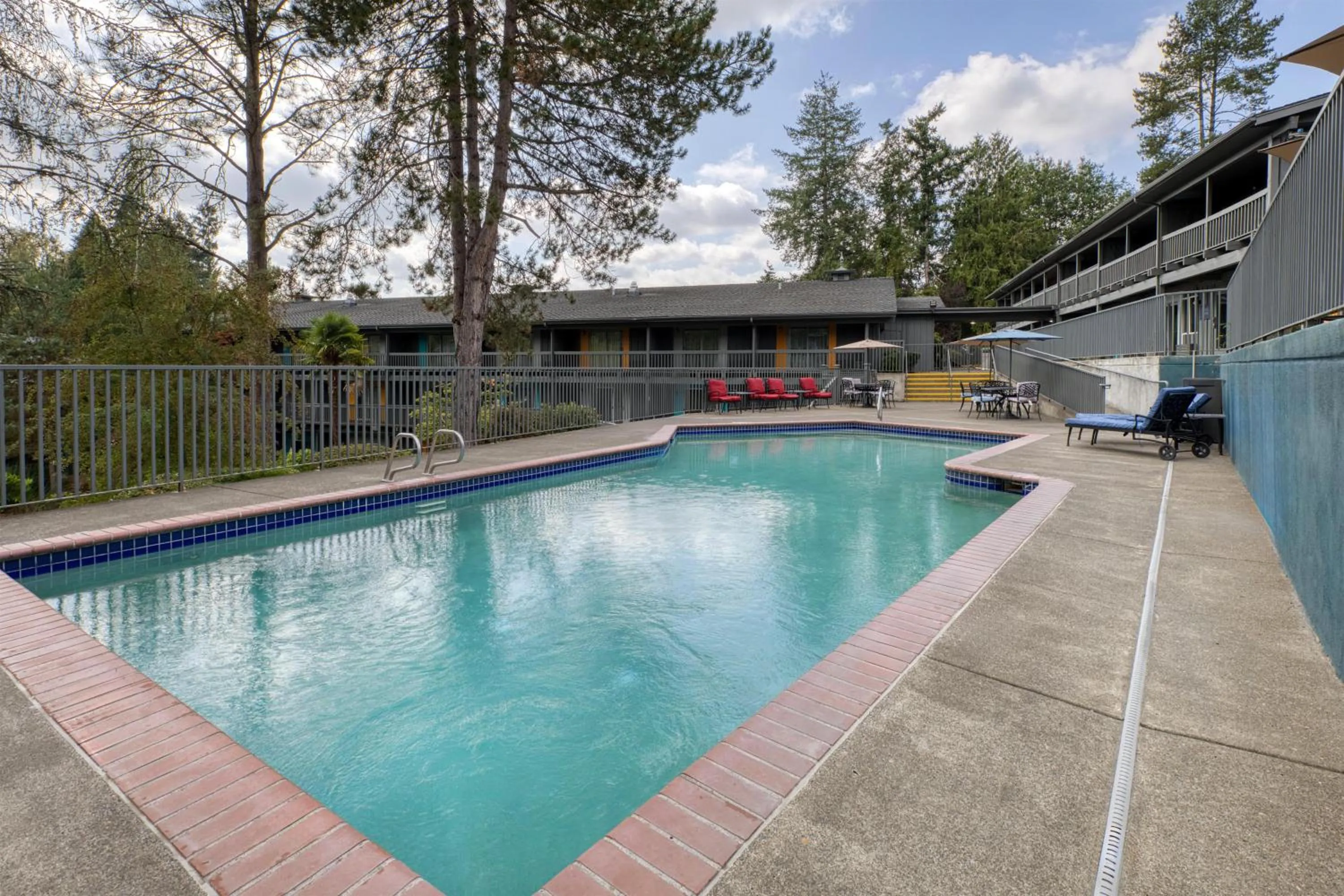 Pool view in Best Western Portland West Beaverton