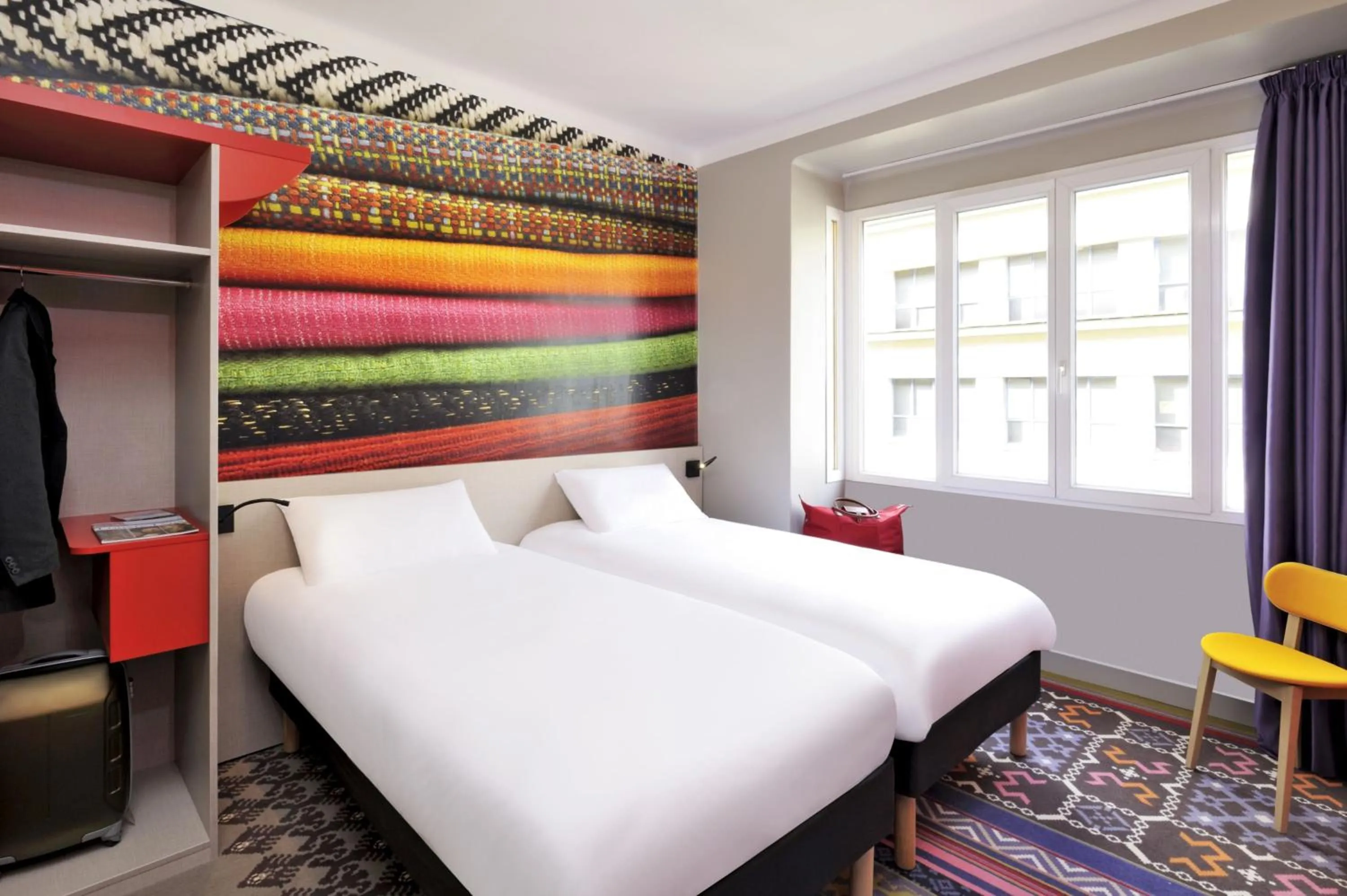 Bedroom, Bed in ibis Styles Lille Centre Grand Place