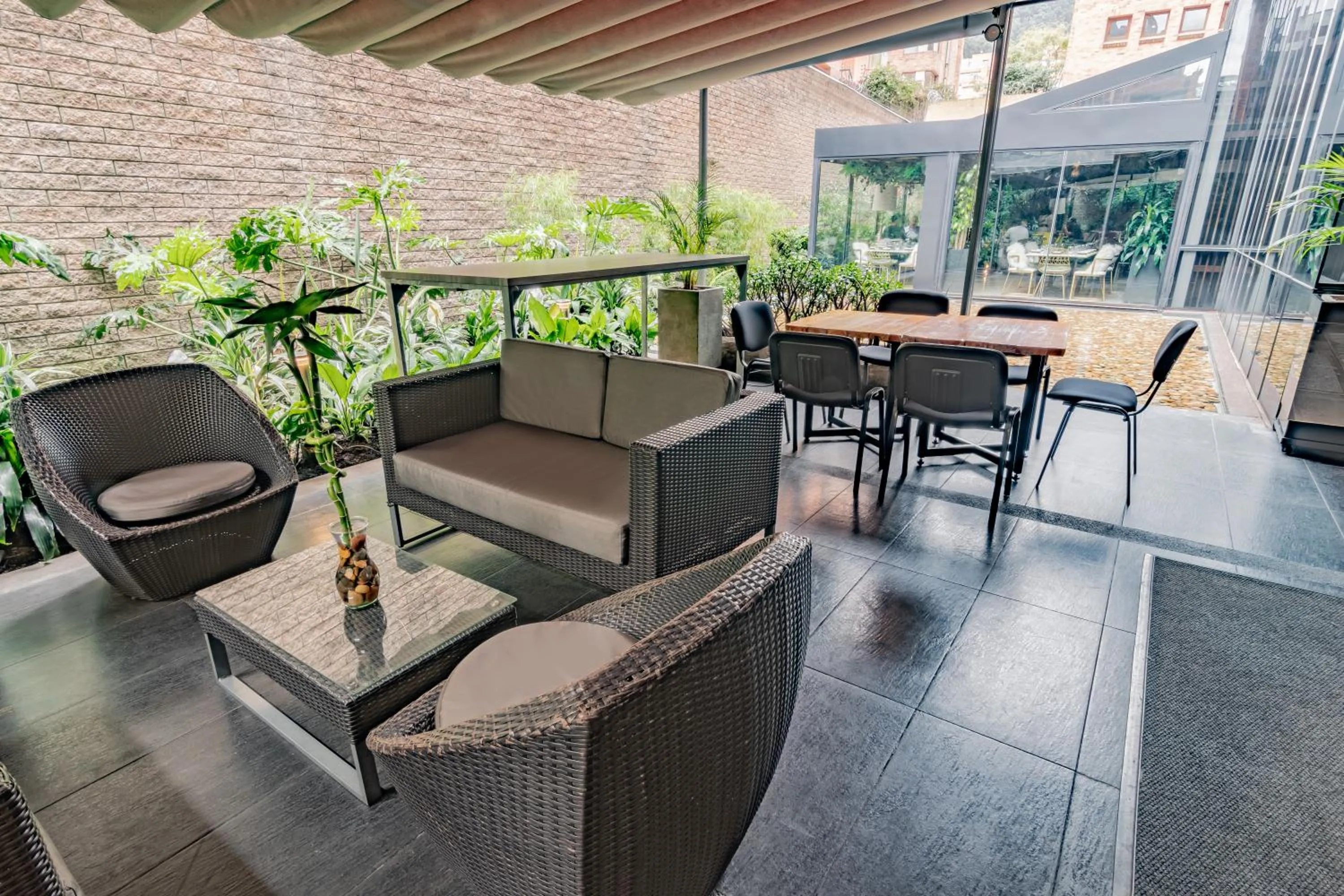 Seating area in GHL Bioxury Hotel