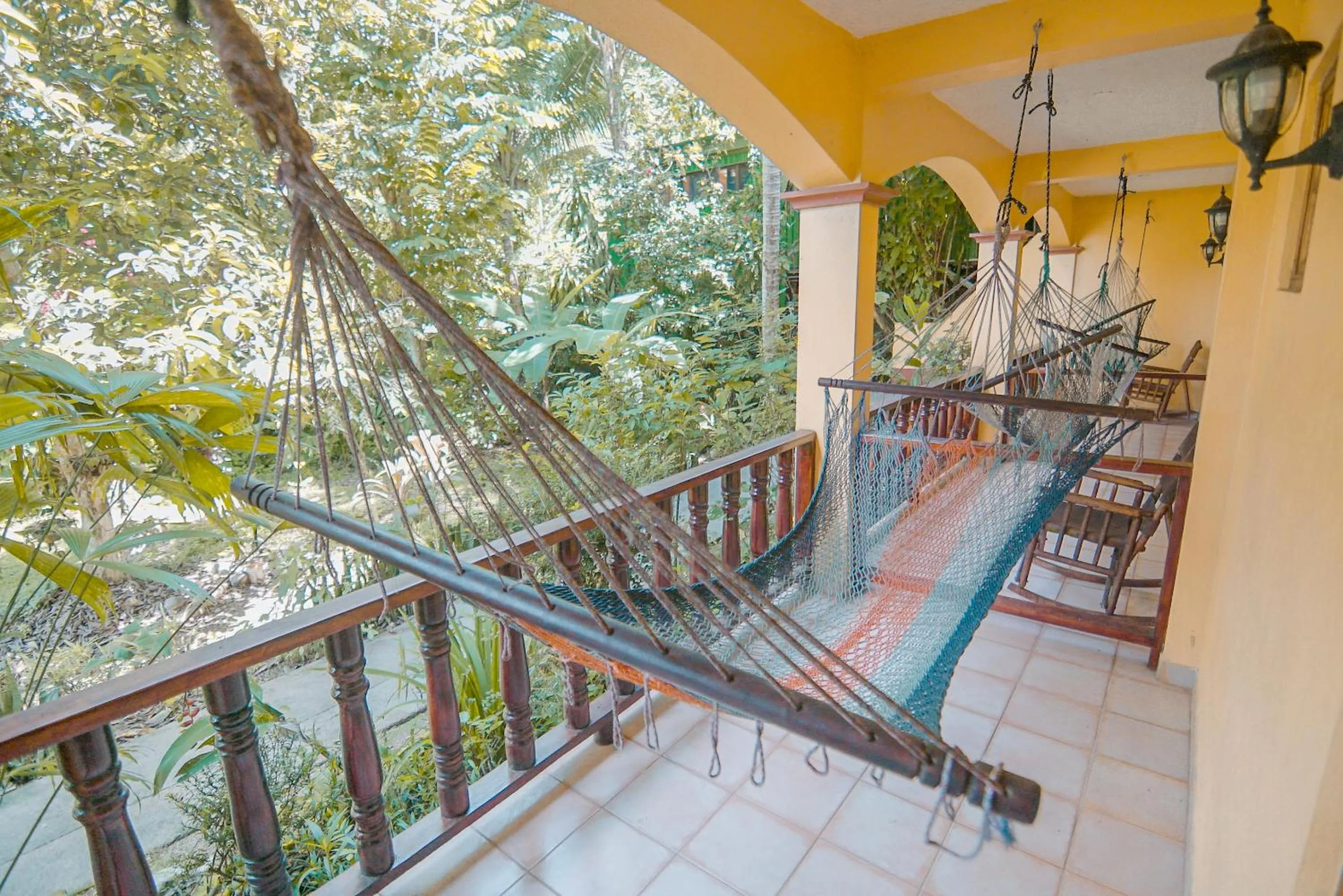 Patio in Hotel Tres Banderas