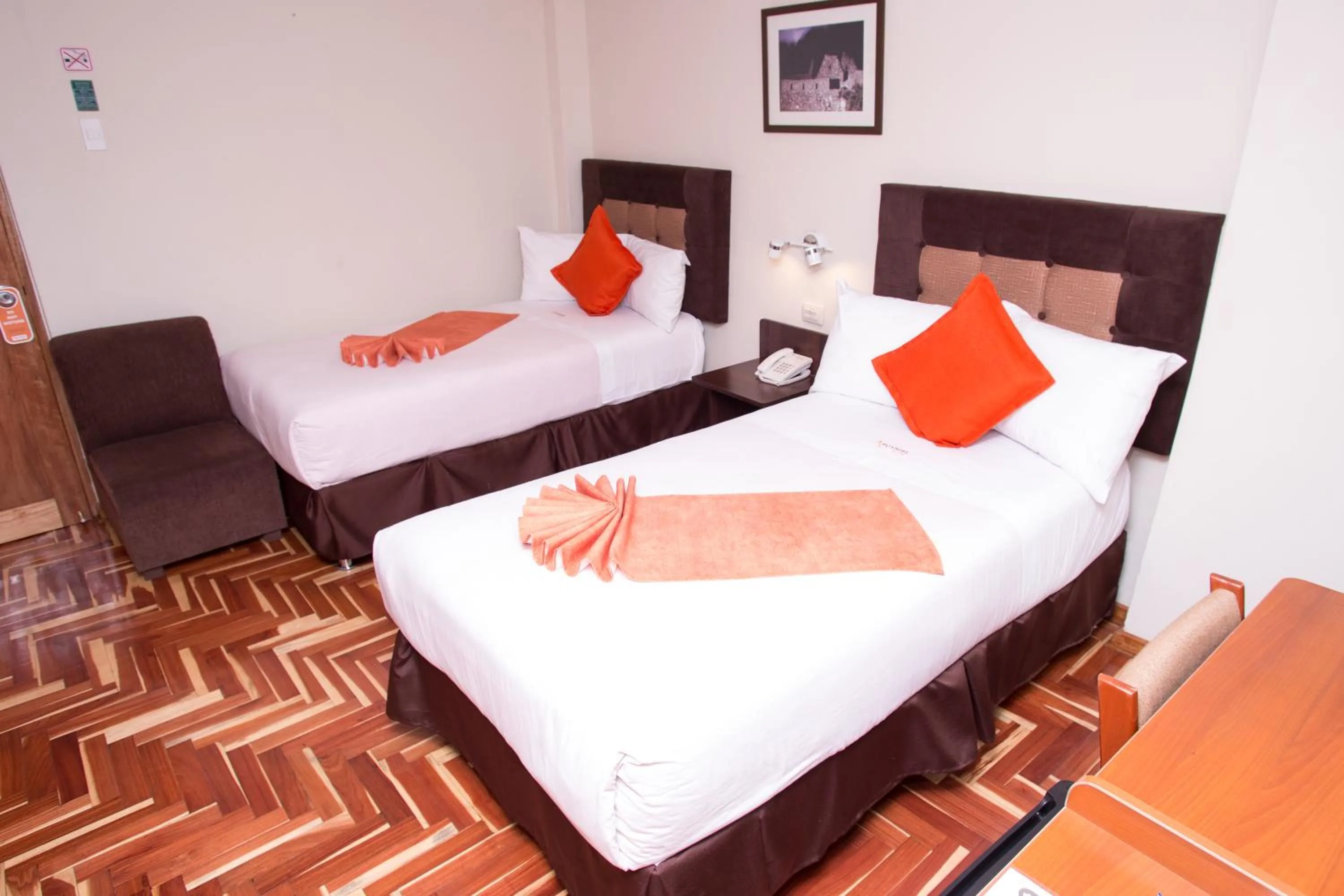 Bed in Hotel Arcangel