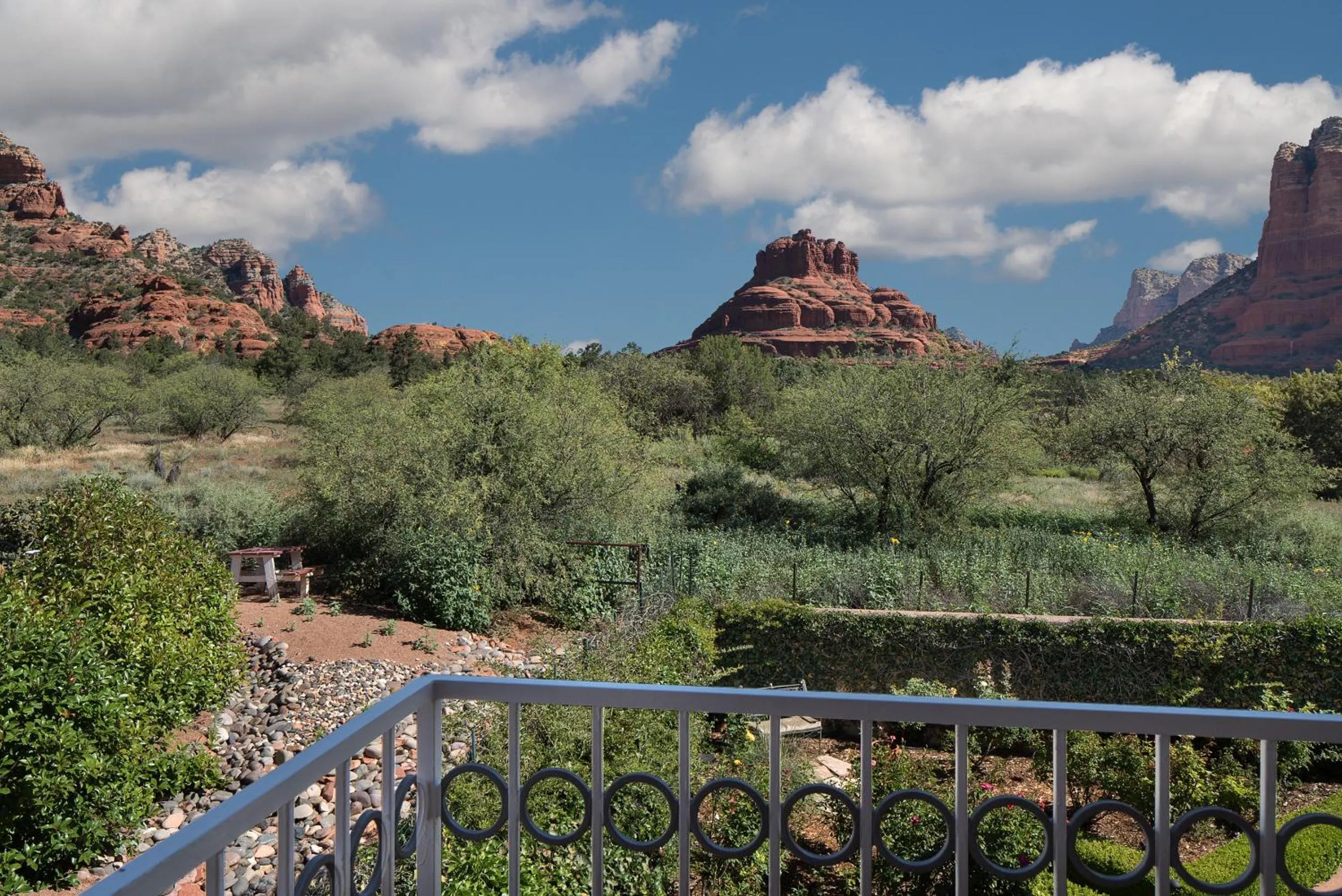 Garden view in Canyon Villa Bed & Breakfast Inn of Sedona