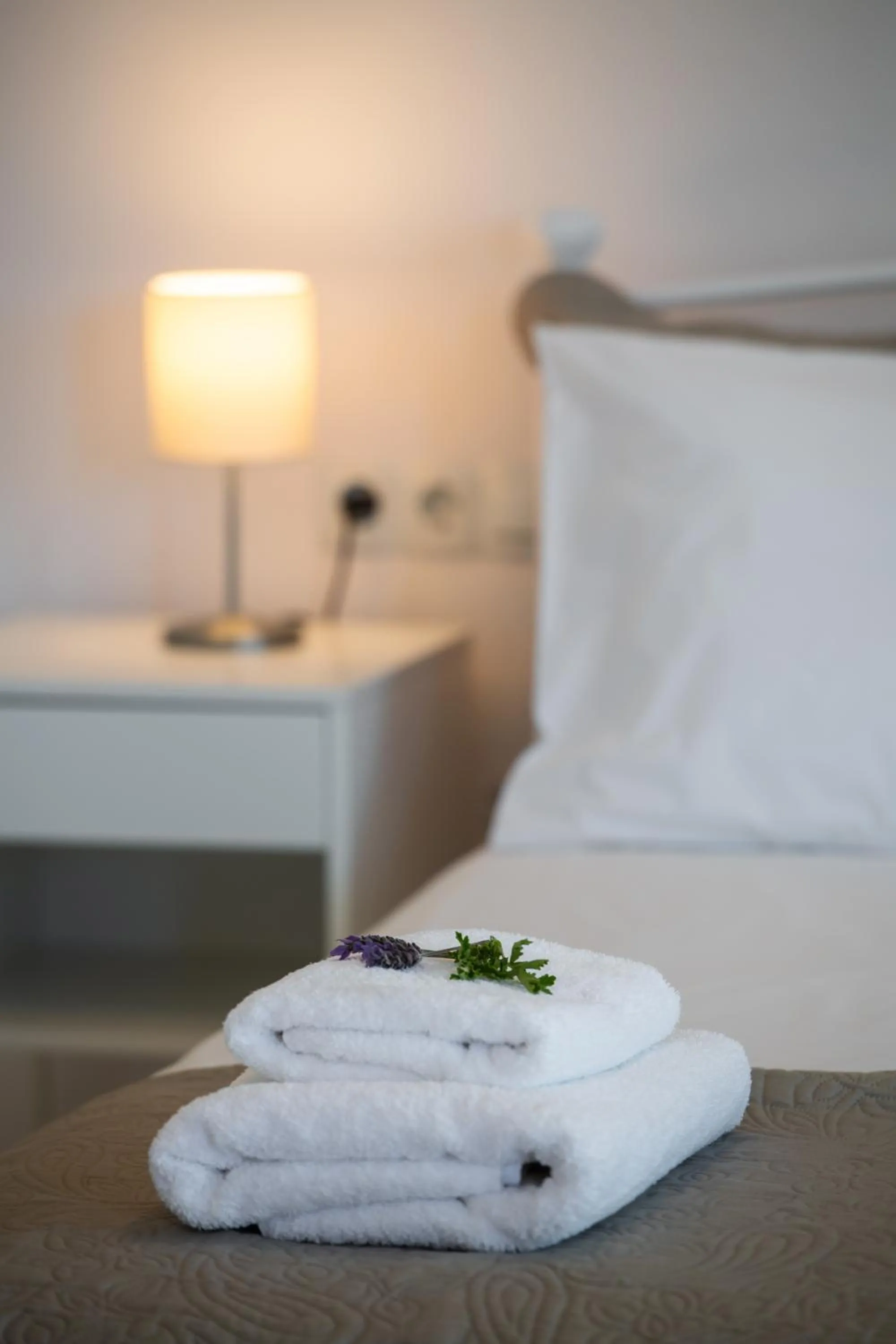 Bed in Bounatsa Studios & Apartments