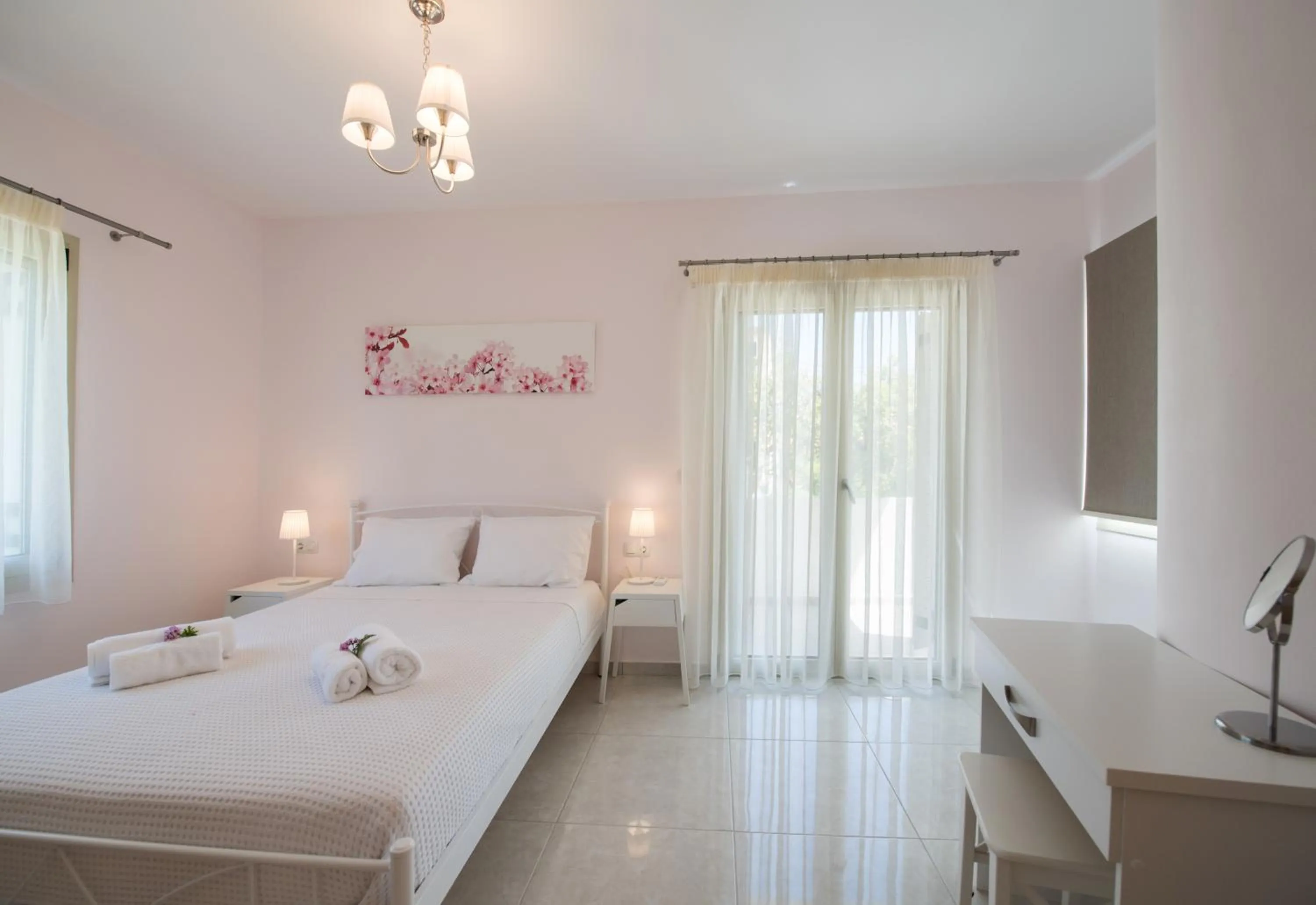 Bed in Bounatsa Studios & Apartments