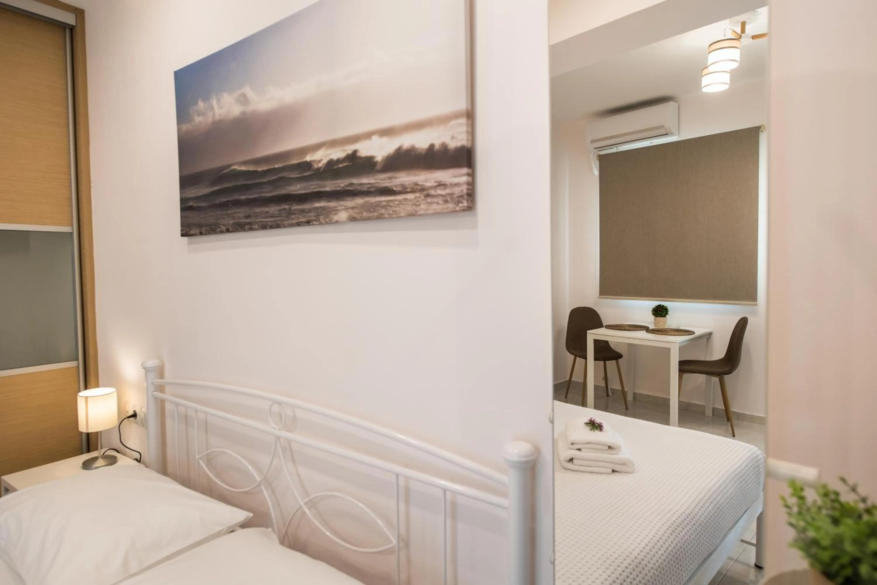 Bed in Bounatsa Studios & Apartments