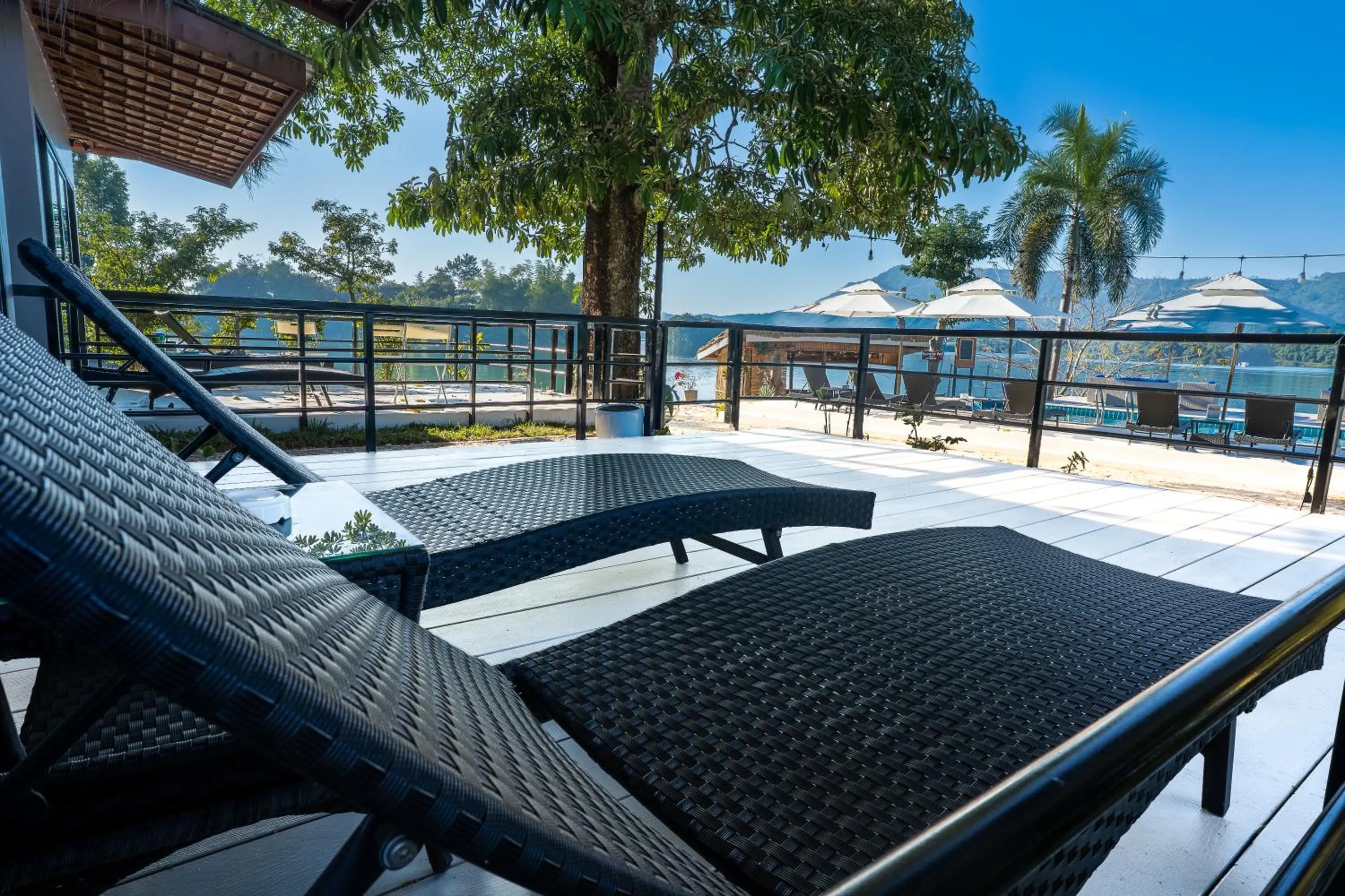 Balcony/Terrace in The Sanctuary Nam Ngum Beach Resort