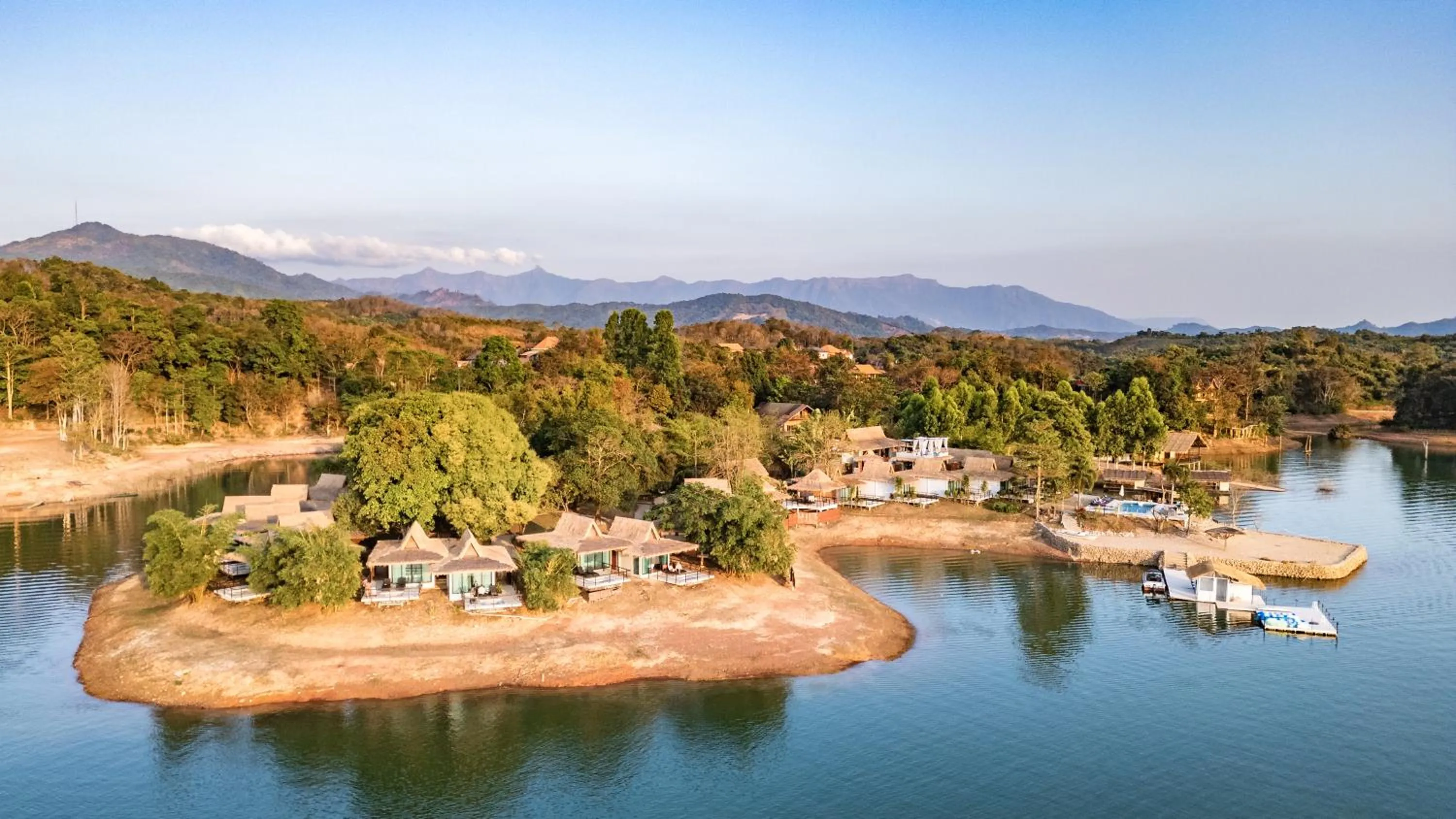 View (from property/room) in The Sanctuary Nam Ngum Beach Resort