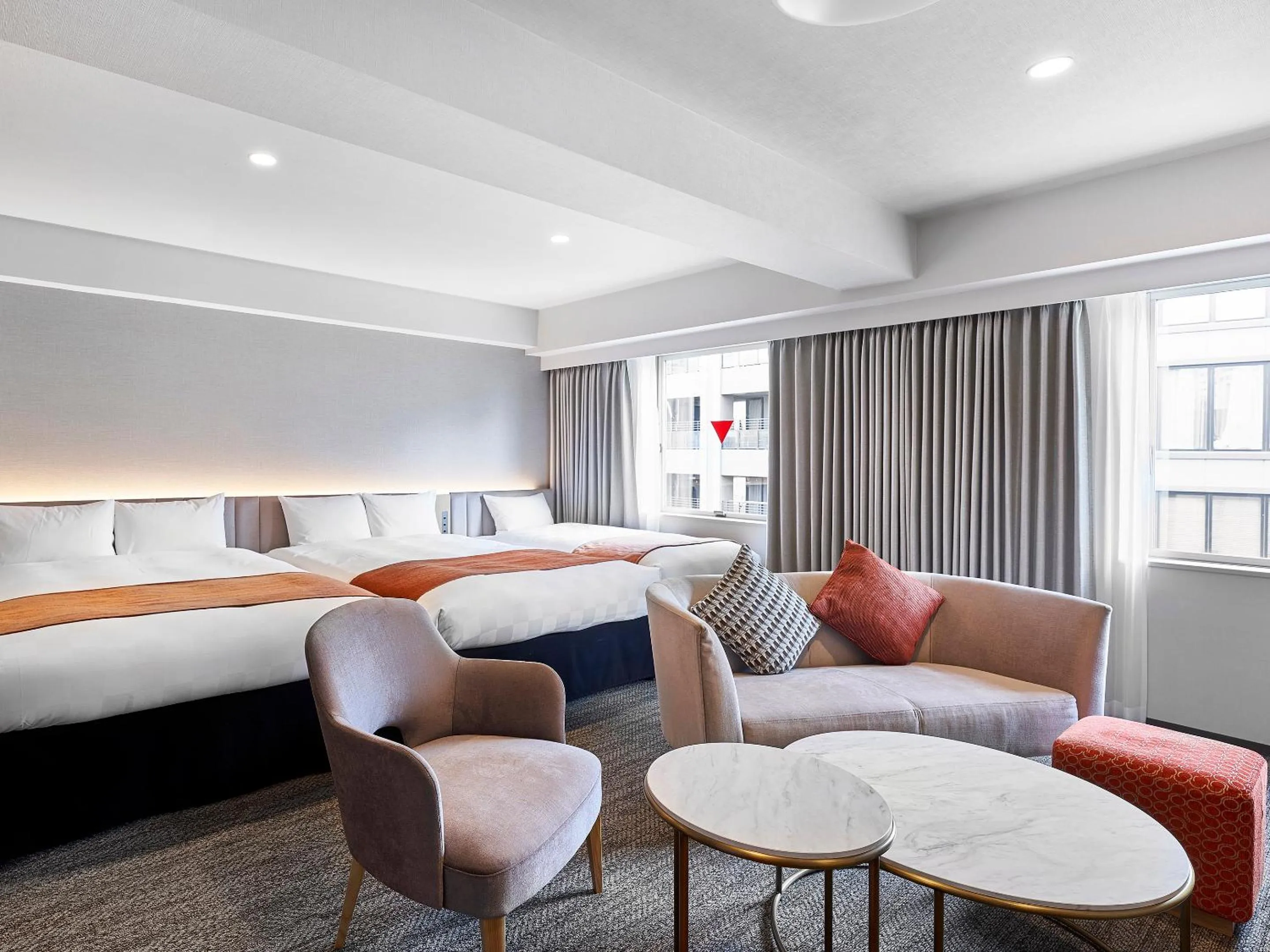 Photo of the whole room, Bed in Daiwa Roynet Hotel Osaka-Kitahama