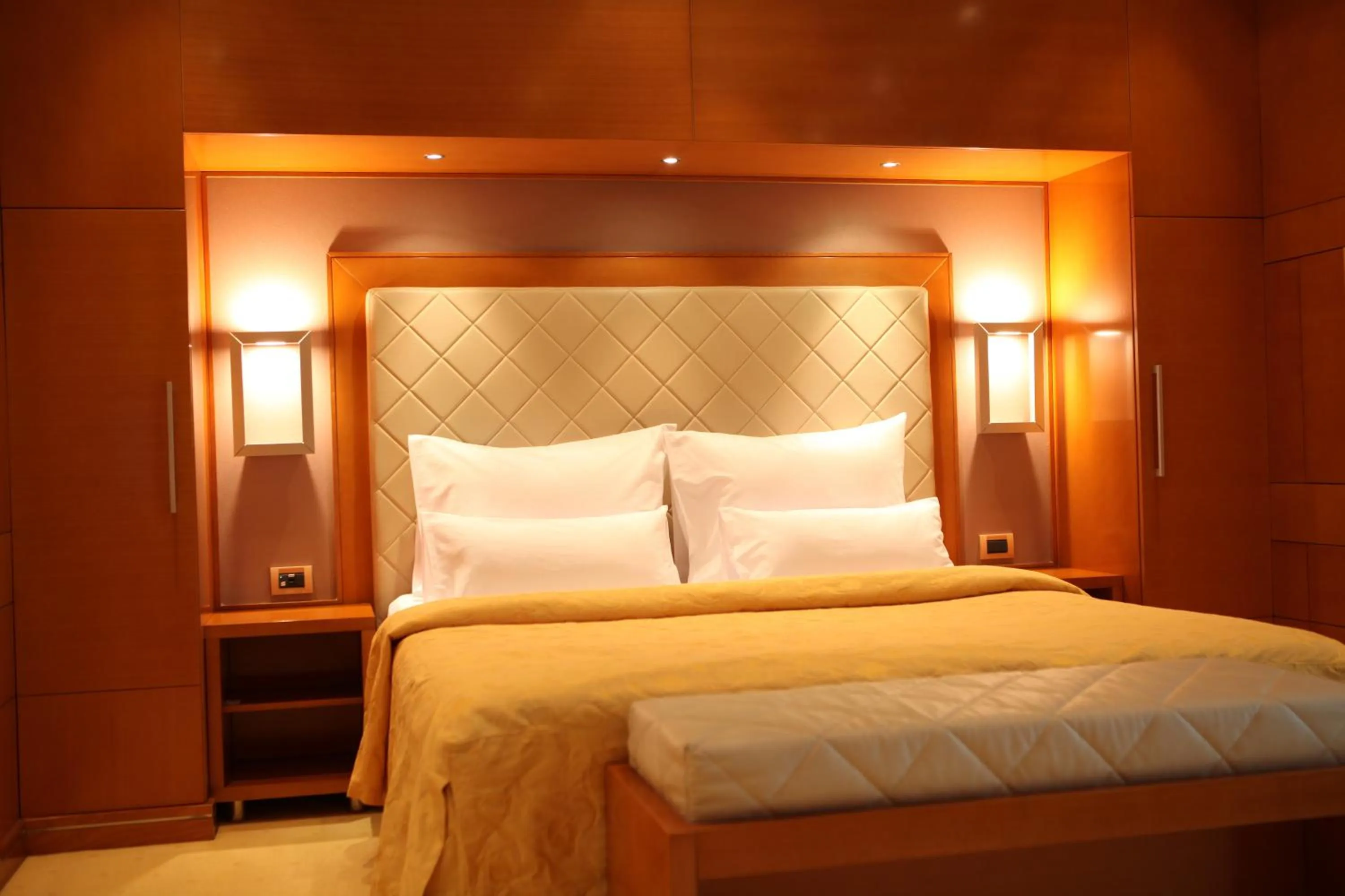 Bed in Garni Hotel Aleksandar