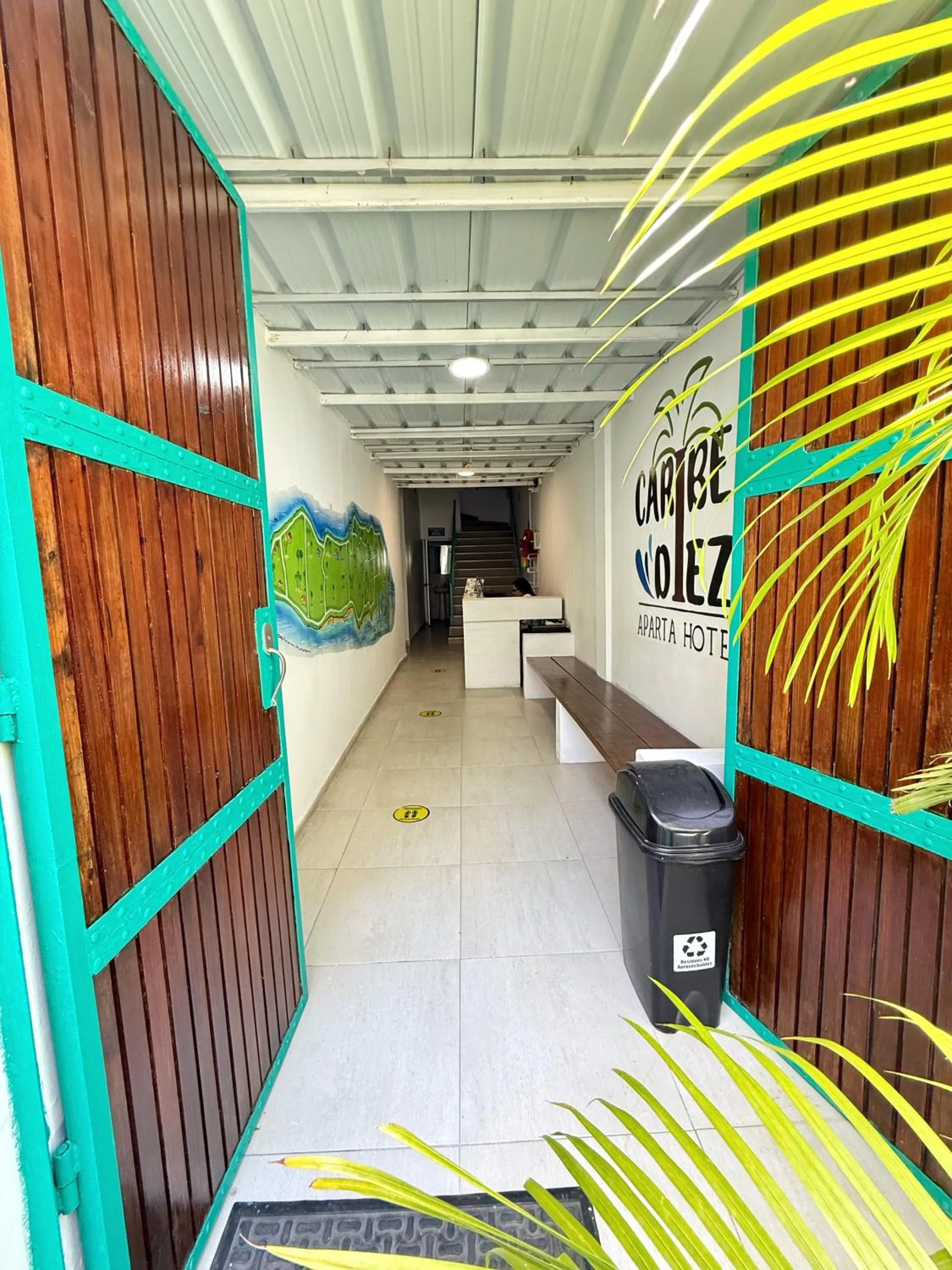 Lobby or reception in Apartahotel Caribe Diez