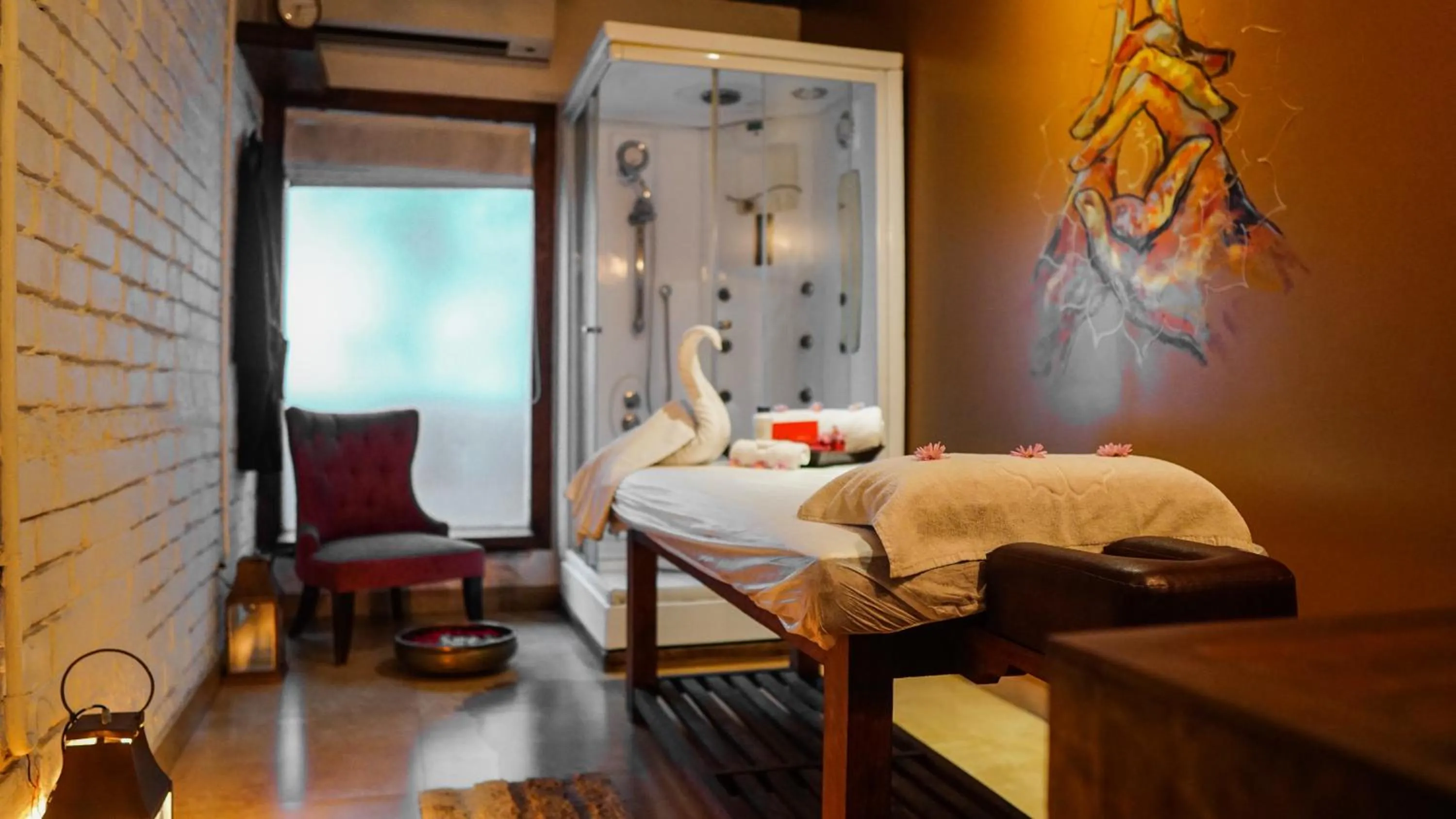 Spa and wellness centre/facilities, Bed in Hotel Centre Point