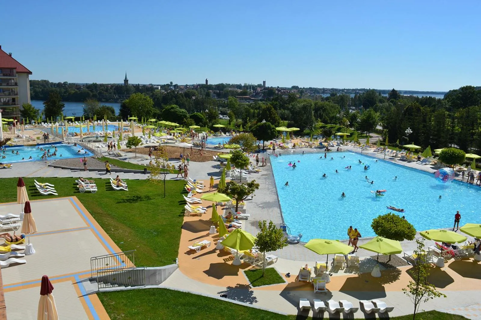 Swimming pool in Hotel Gołębiewski Mikołajki