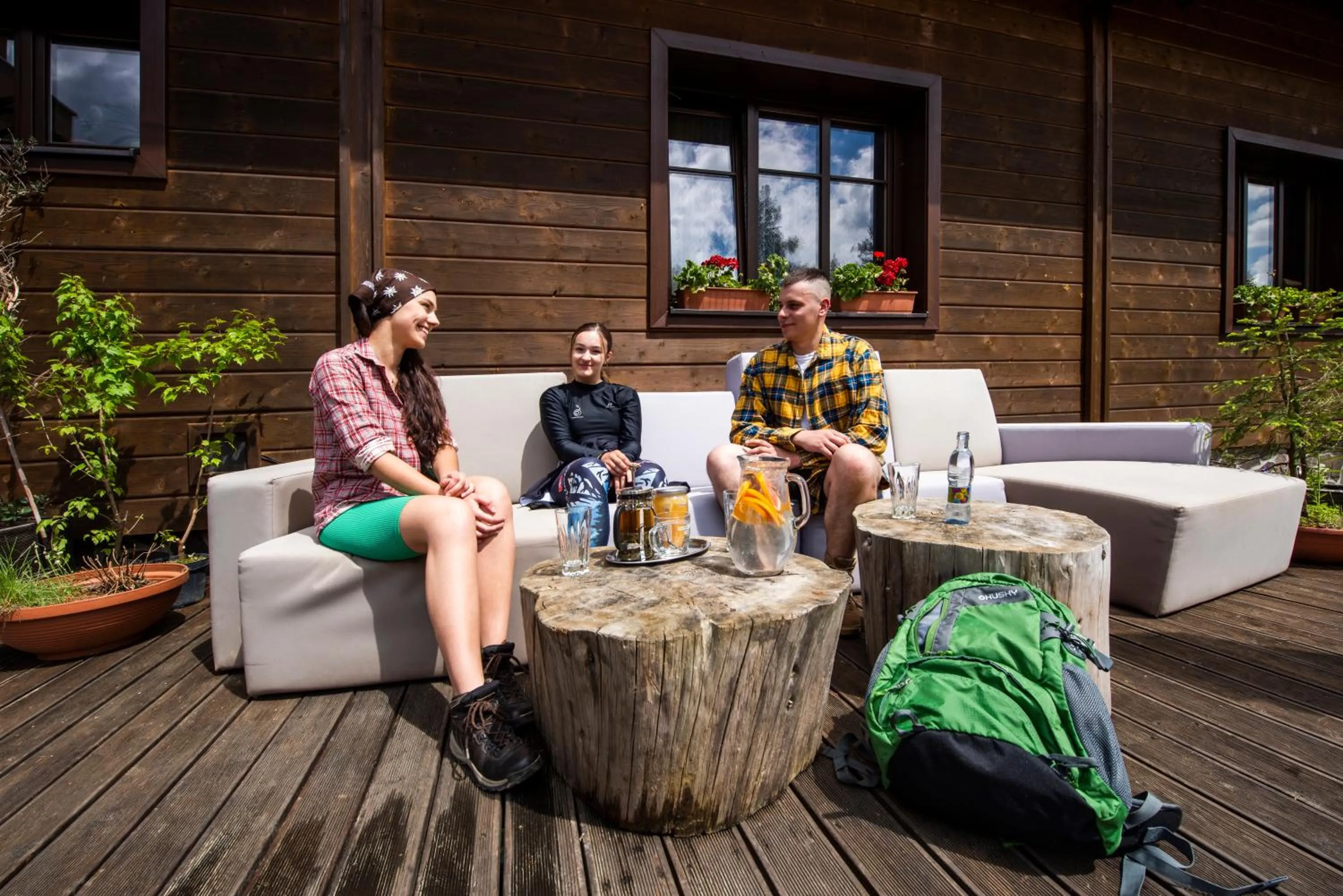 Off site in Penzion Sileo