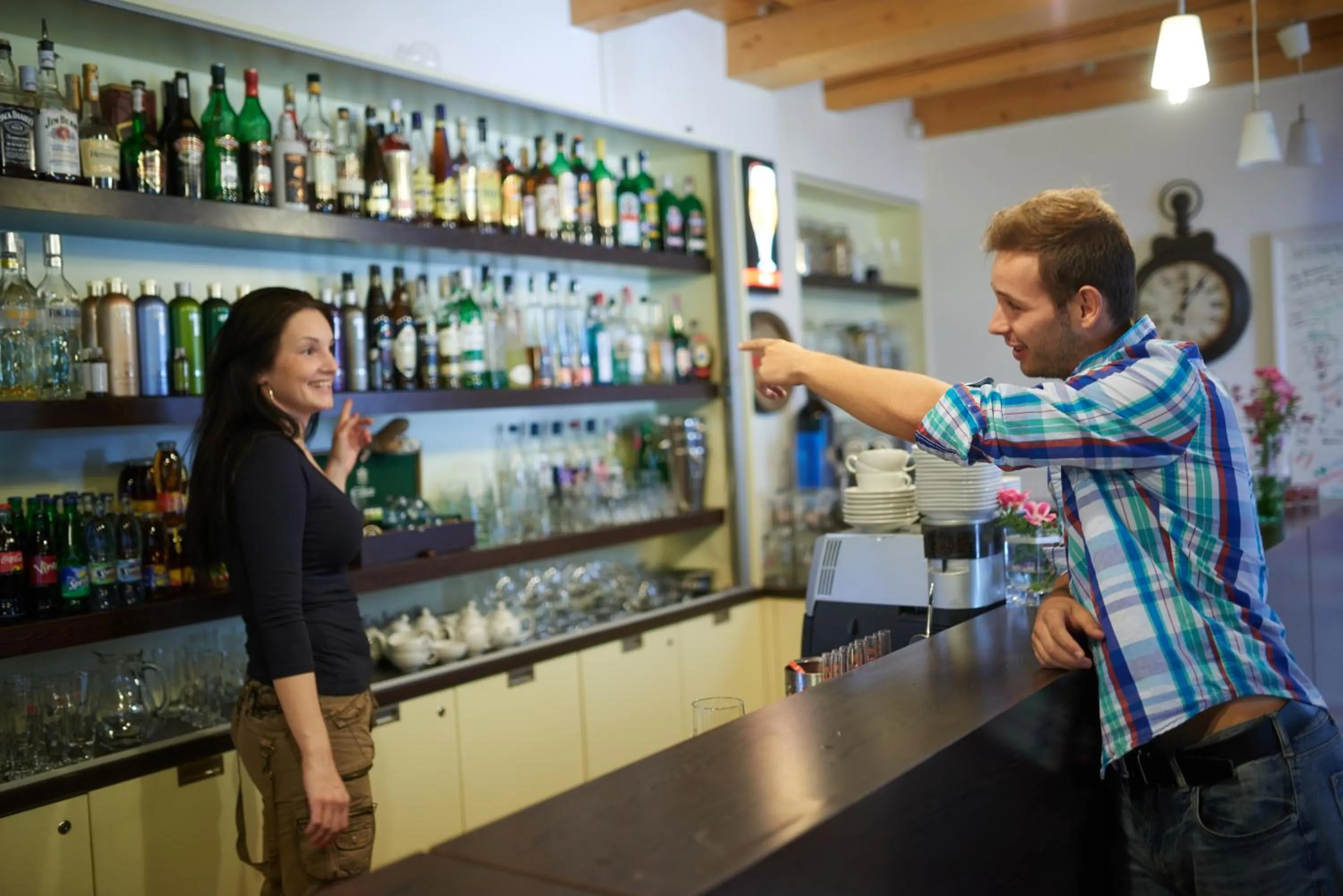 Lobby or reception in Penzion Sileo